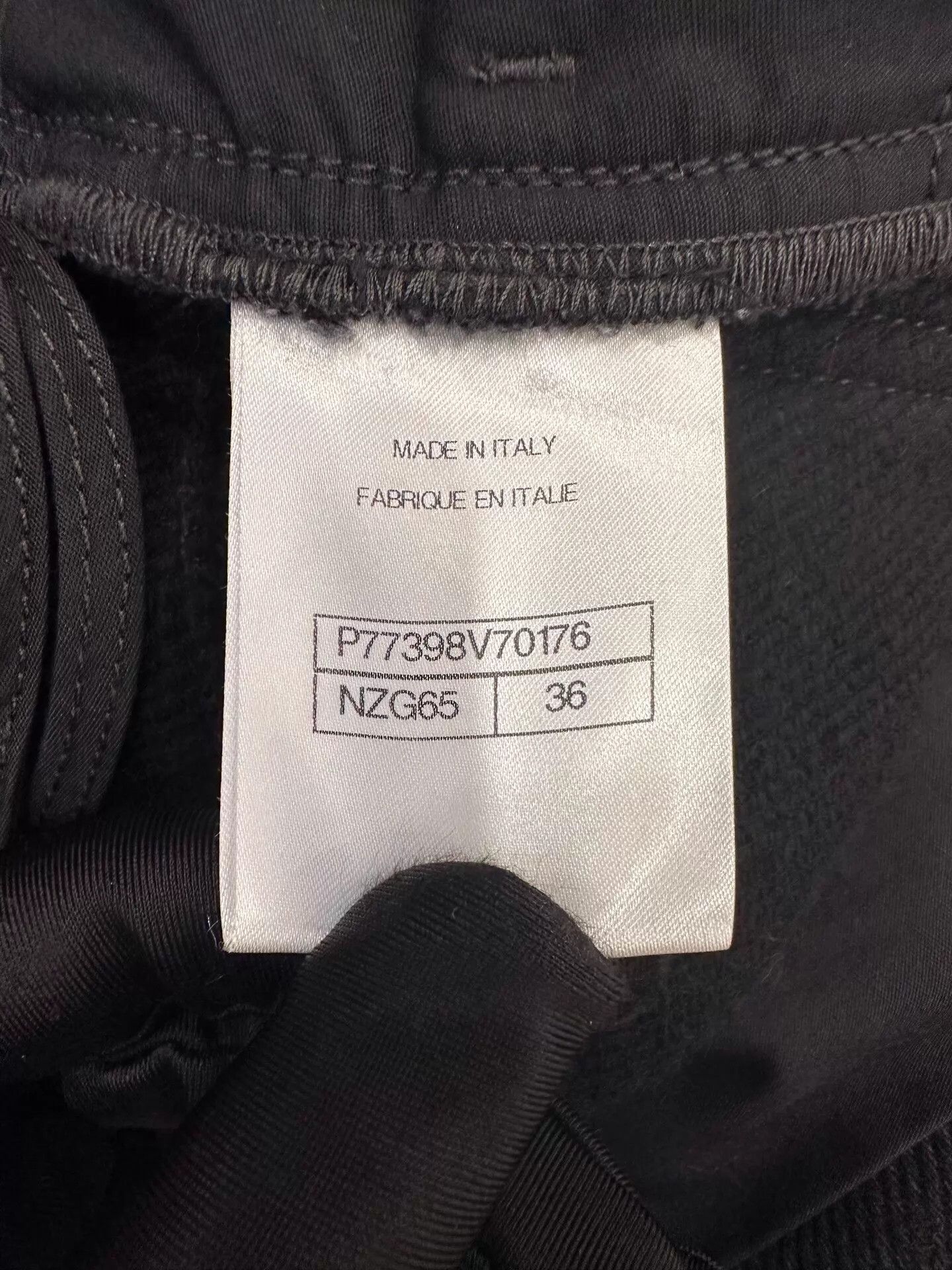 Chanel Chanel Ski Women's Black Cashmere Denim Back Double C Logo Size 26" / US 2 / IT 38 - 6 Thumbnail