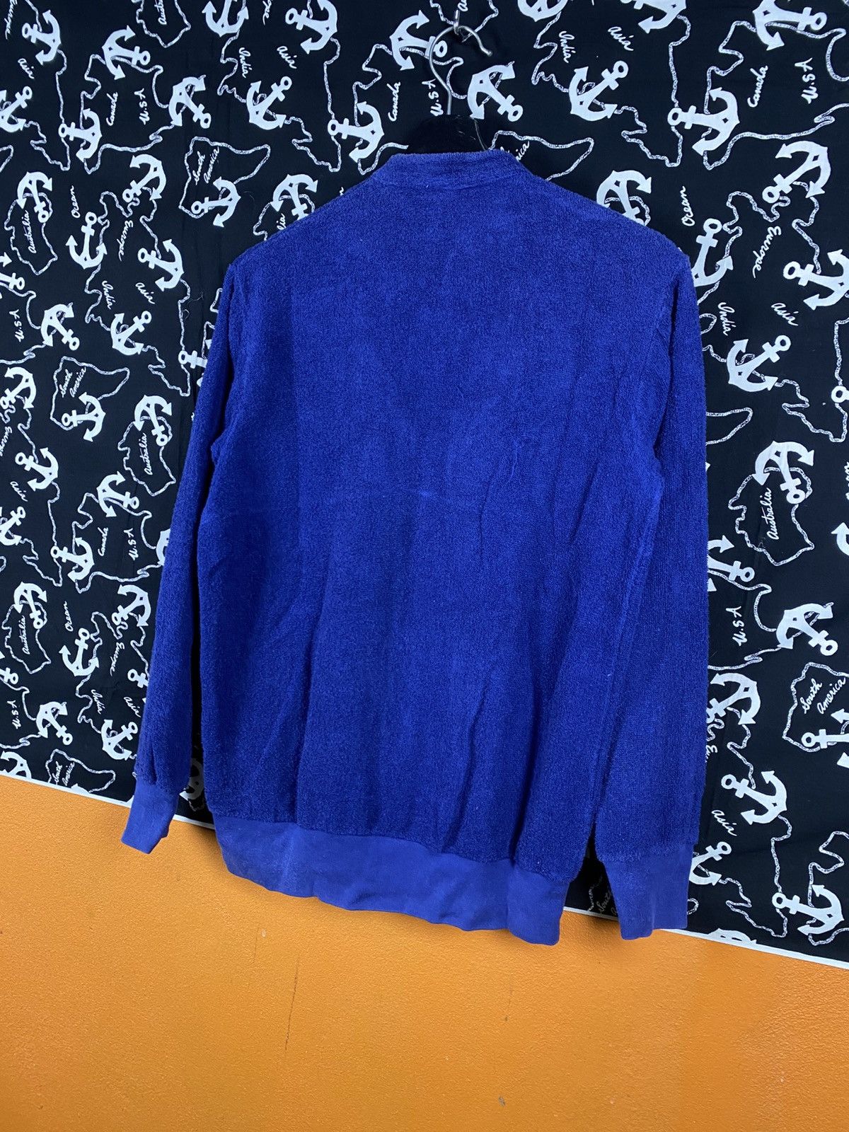 Vintage Vintage Tiki Blue Terry Zip-Up Jacket Casual Streetwear Size US S / EU 44-46 / 1 - 10 Thumbnail