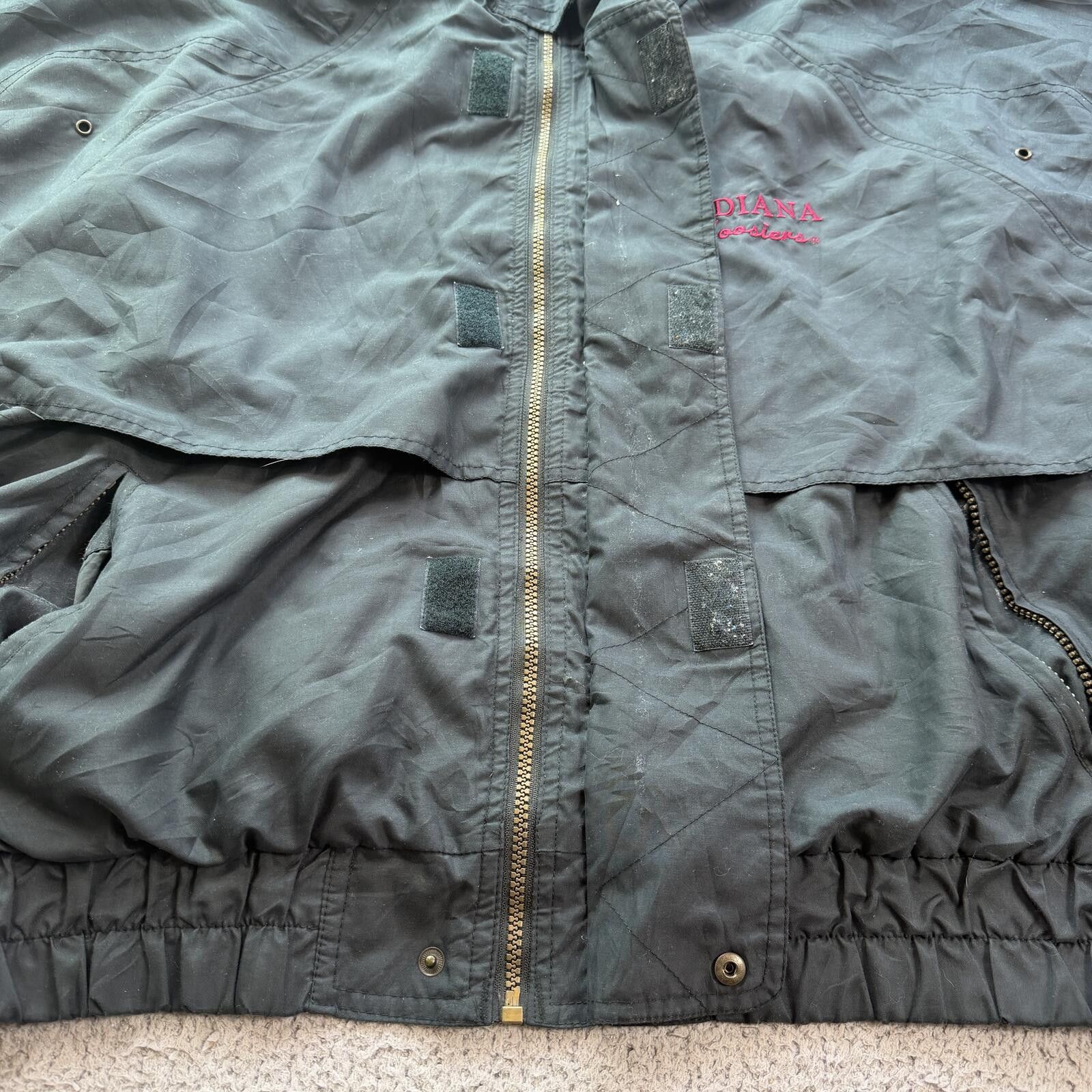 Other Vintage Indiana Hoosiers Windbreaker Jacket Black 90s Coat L Size US L / EU 52-54 / 3 - 6 Thumbnail