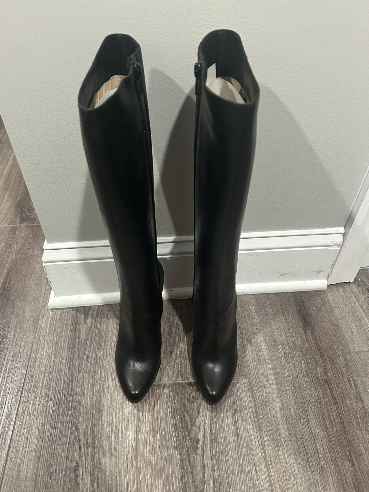 Christian Louboutin Miss Z Leather Knee-High Boots Size US 6 / IT 36 - 7 Thumbnail