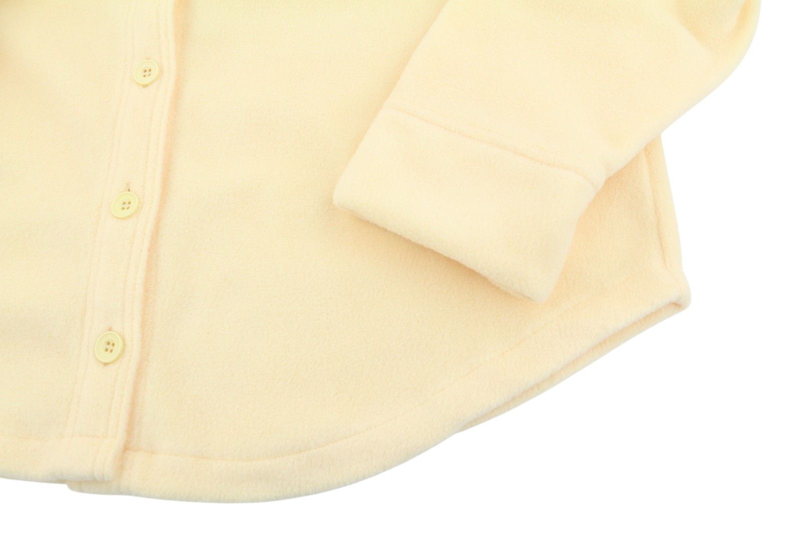 Other IETS FRANS S Light Yellow Fleece Button-Up 88039 Size S / US 4 / IT 40 - 6 Thumbnail