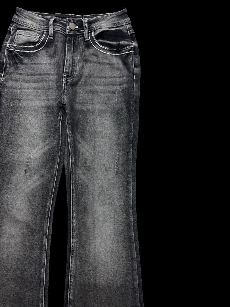 Vintage BELL BOTTOM Japanese Acid Washed Insane Bootcut Waist 25-26 Size US 26 / EU 42 - 5 Thumbnail