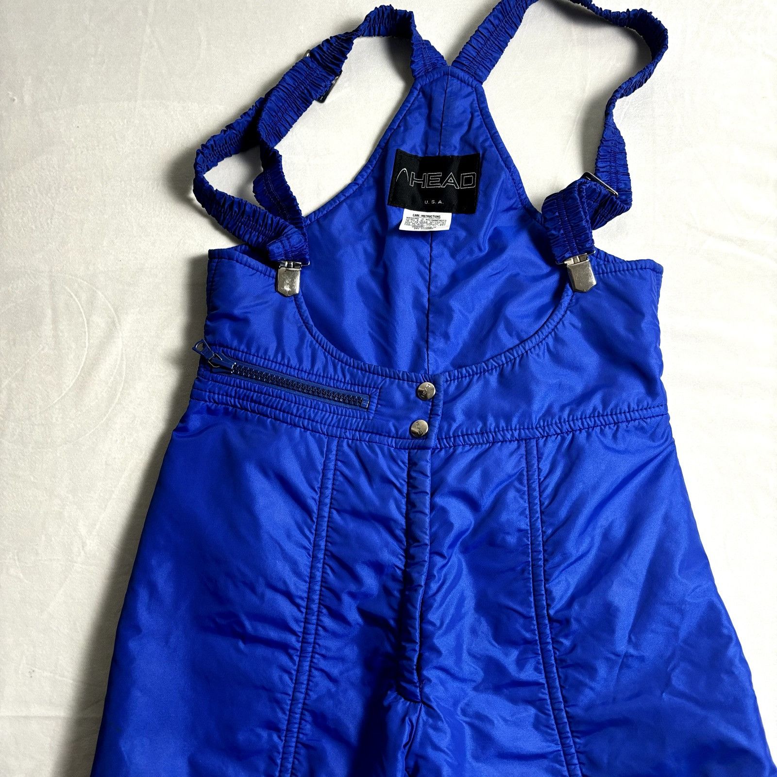 Other Head Blue Women's Ski Bibs Sz S-M Nylon Snow Pants Adjustabl Size US 26 / EU 42 - 1 Thumbnail
