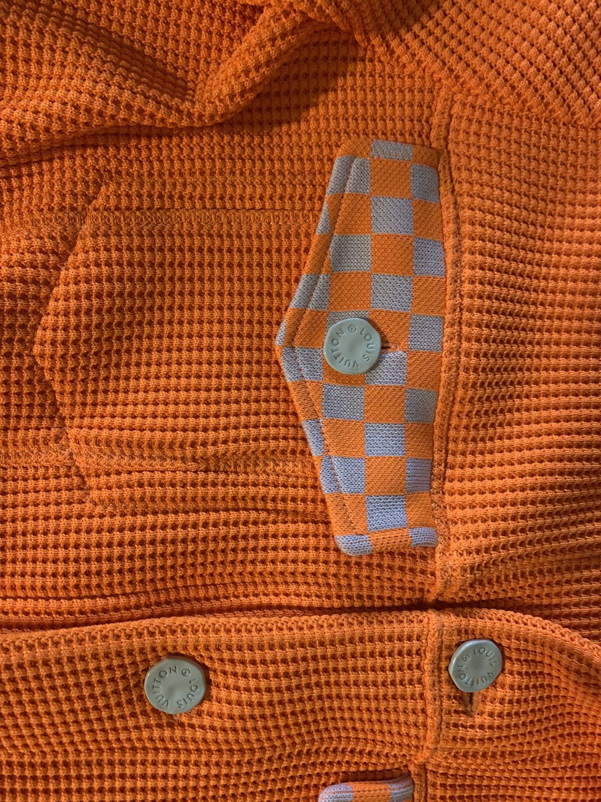 Louis Vuitton Waffle and Damier denim jacket. Size US XXL / EU 58 / 5 - 3 Thumbnail