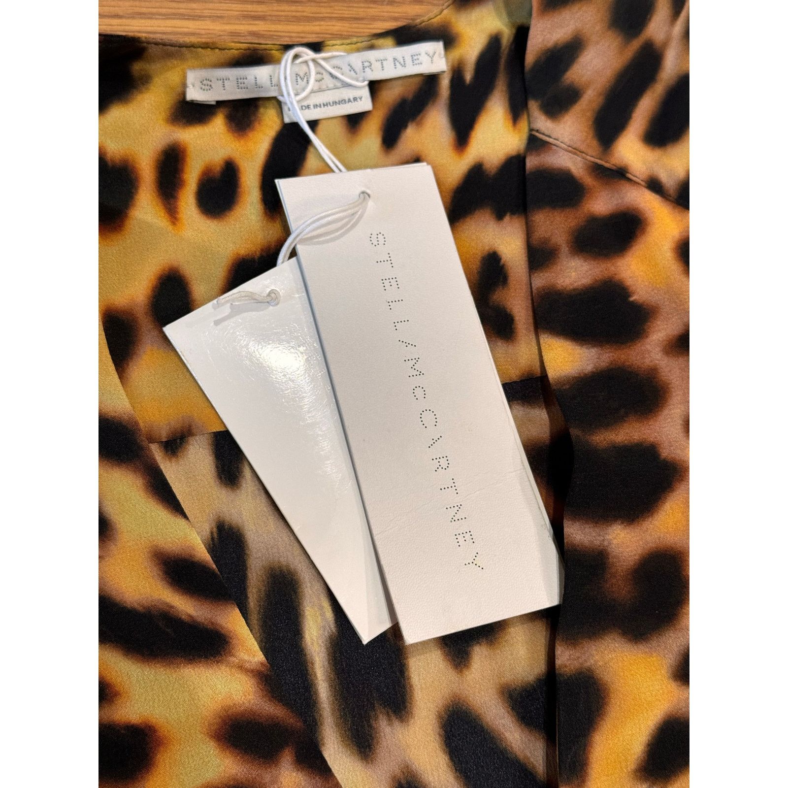 Stella McCartney Stella McCartney leopard-print long midi silk dress 38 / XS Size XS / US 0-2 / IT 36-38 - 15 Thumbnail