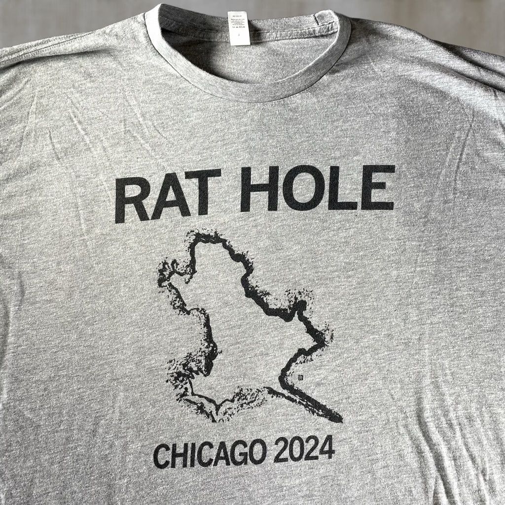 Vintage Chicago Rat Hole Shirt 2XL Men Gray T-Shirt Roscoe Village Pearl Jam Men’s Shirt Size US XXL / EU 58 / 5 - 1 Thumbnail