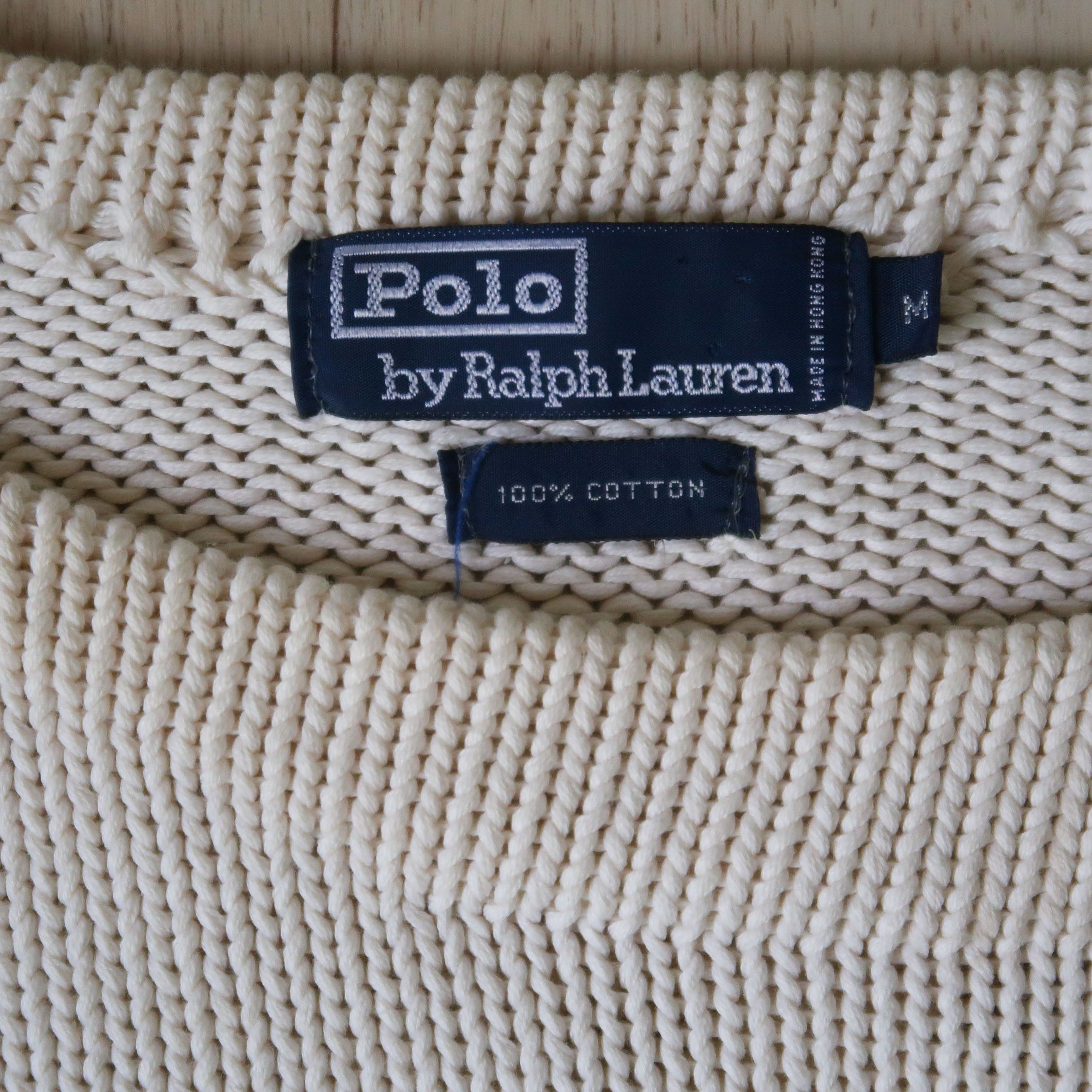 Polo Ralph Lauren Vintage Polo Ralphlauren Wing Foot Sweater Size US M / EU 48-50 / 2 - 2 Thumbnail