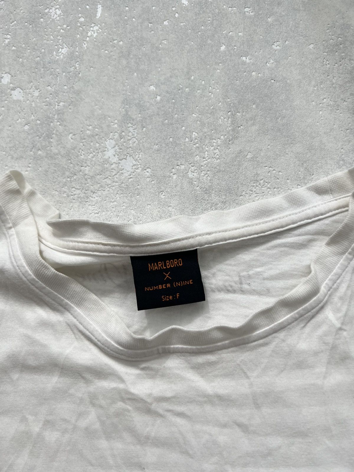 Number (N)ine 00's NUMBER NINE X MARLBORO RARE Y2K BIG LOGO TEE Size US M / EU 48-50 / 2 - 5 Thumbnail