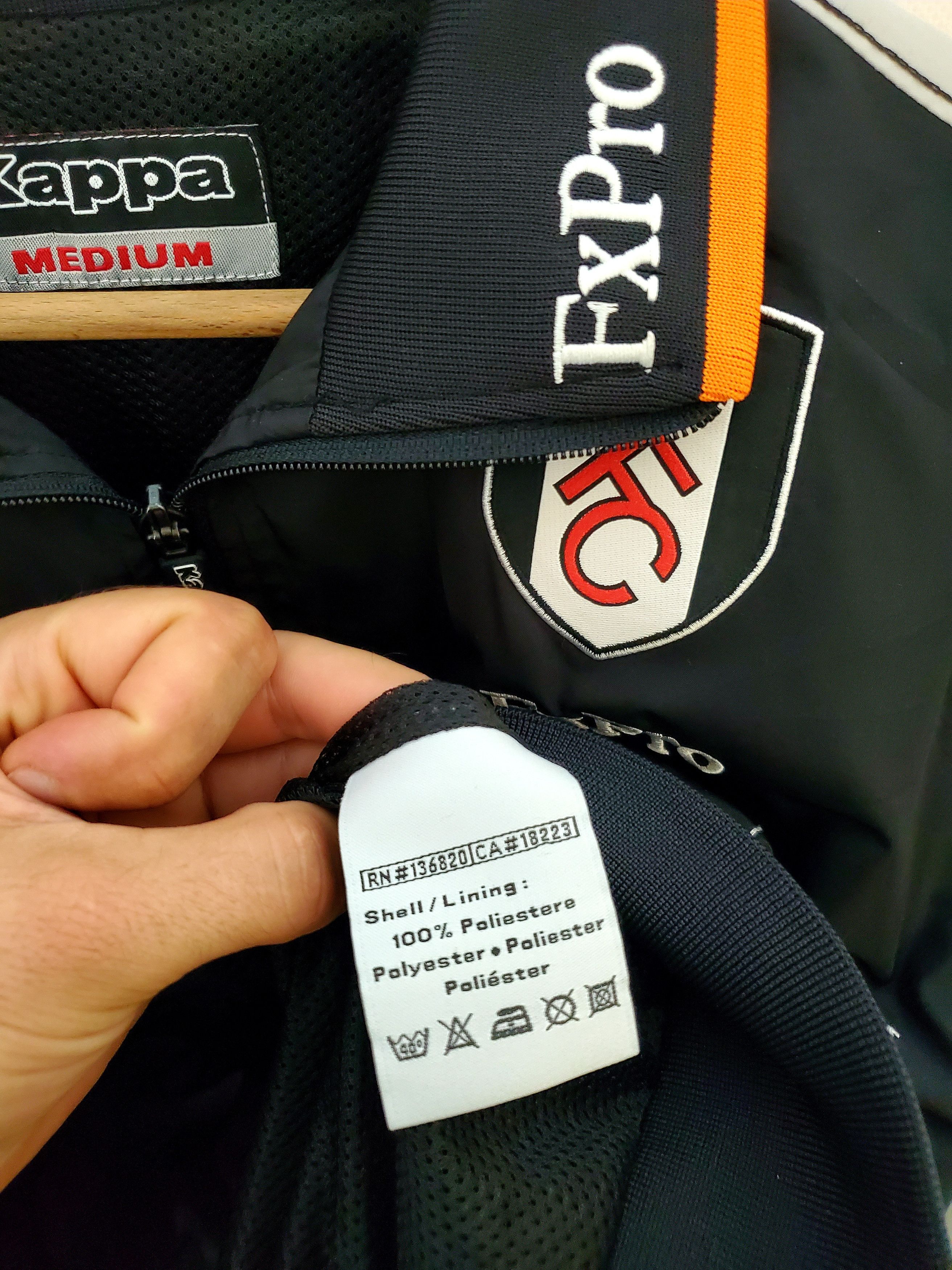 Kappa × Vintage Fulham 2011/12 Football Kappa Soccer jasket M New conditio Size US M / EU 48-50 / 2 - 5 Thumbnail