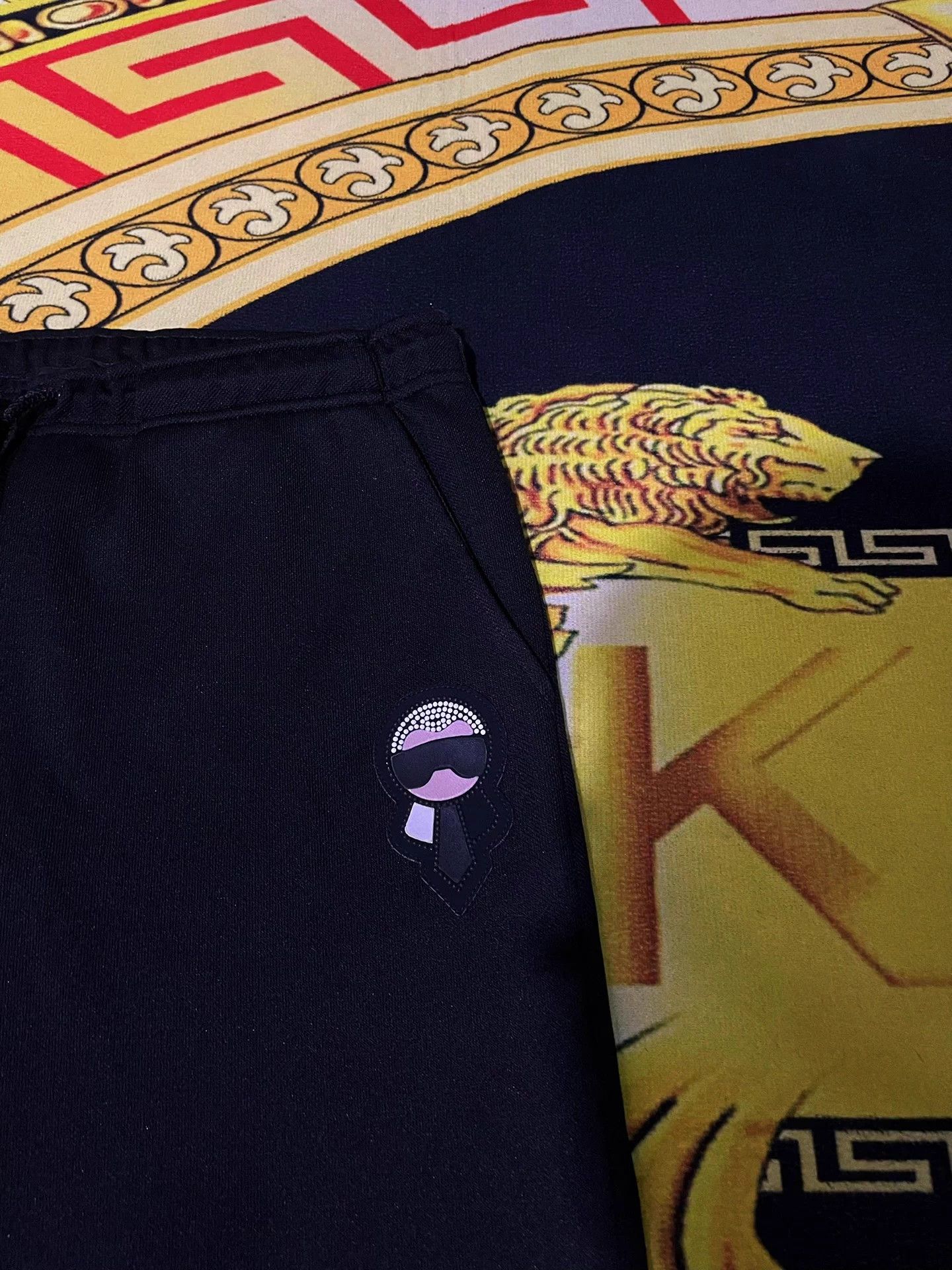 Fendi FENDI Signature Karl Lagerfeld Embroidery Sweatpants Size US 34 / EU 50 - 3 Thumbnail