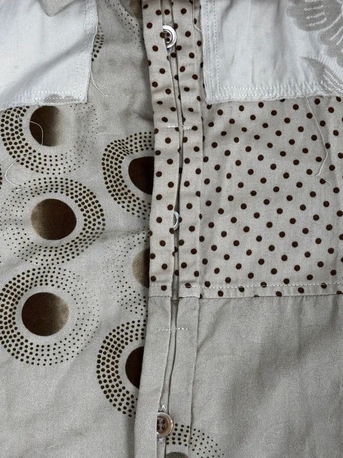 Kenzo 1990s Kenzo Beige Floral Persan Pattern Shirt Size US M / EU 48-50 / 2 - 9 Thumbnail