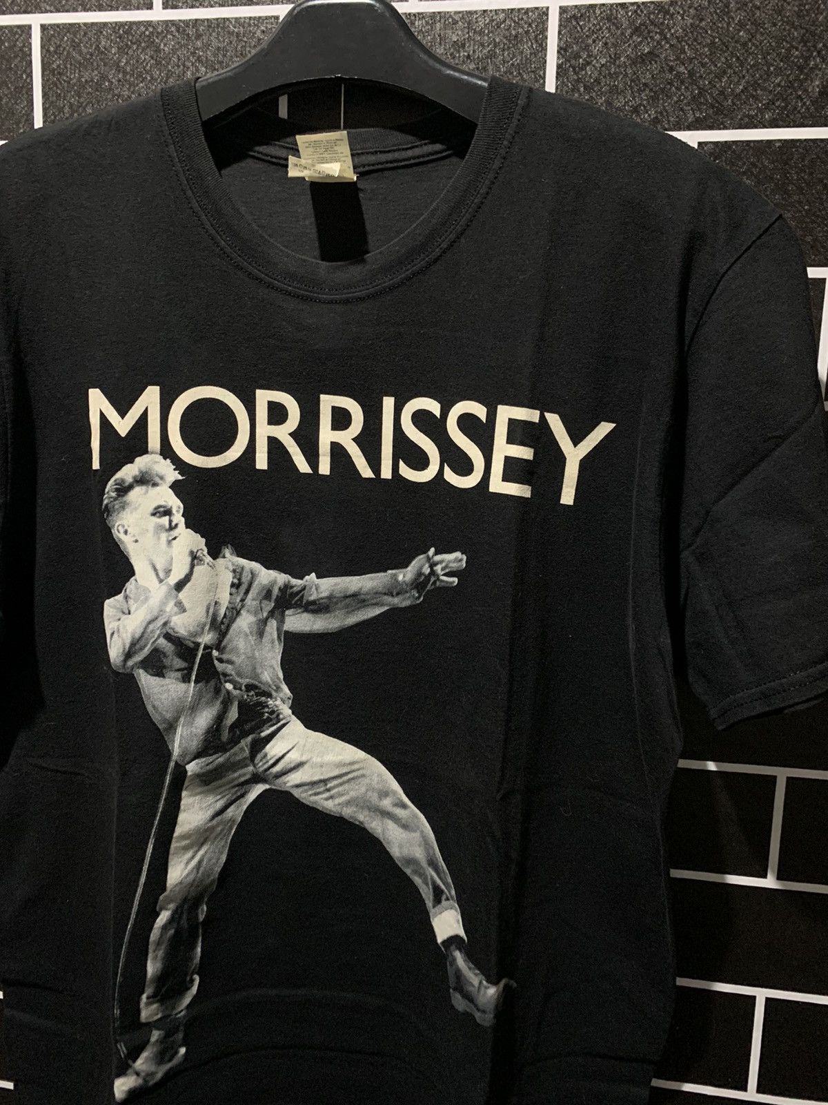 Band Tees Morrissey kicking Shirt,The Smiths,Johny Marr Size US L / EU 52-54 / 3 - 1 Thumbnail