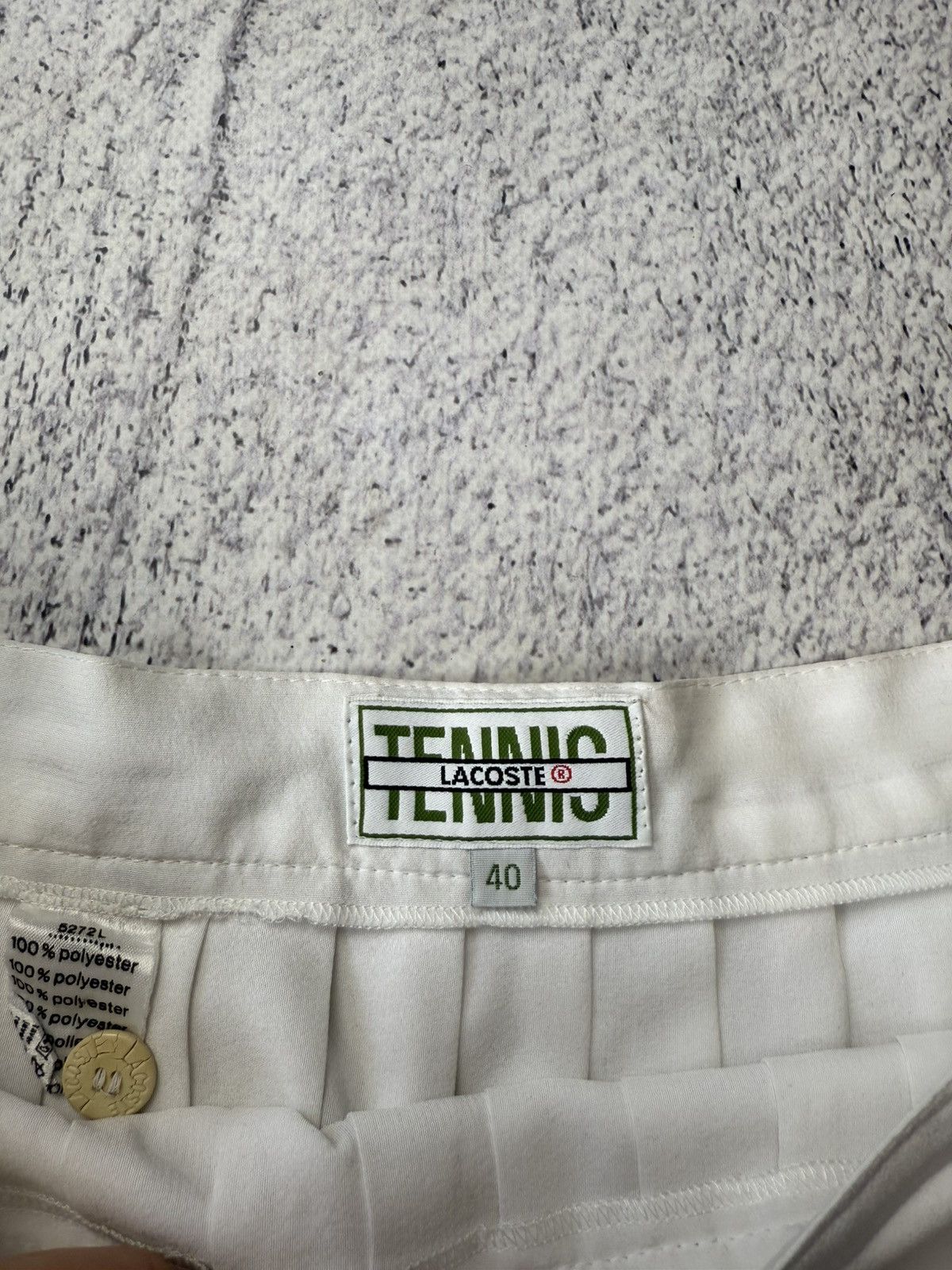 Lacoste Vintage 90’s Lacoste Tennis Skirt Old Money Size 27" / US 4 / IT 40 - 13 Thumbnail