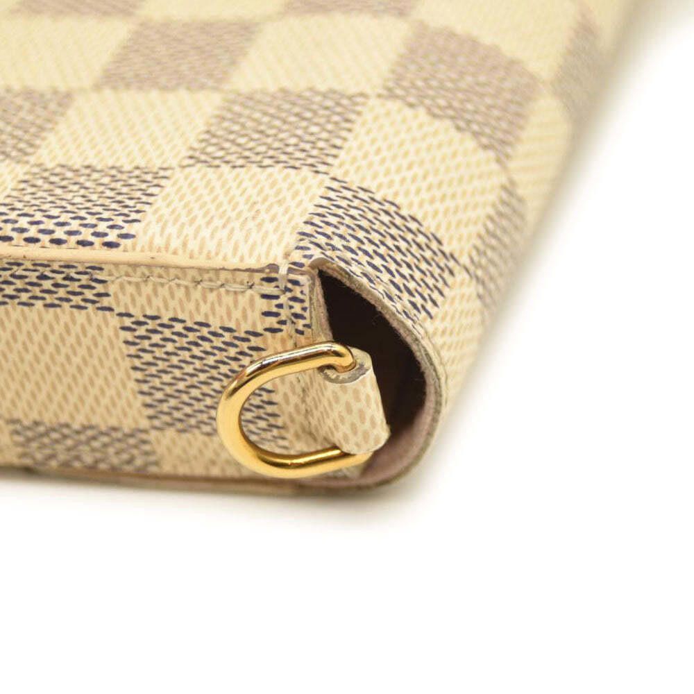 Louis Vuitton Louis Vuitton Damier Azur Pochette Chain Wallet AZ1169 Size ONE SIZE - 12 Thumbnail