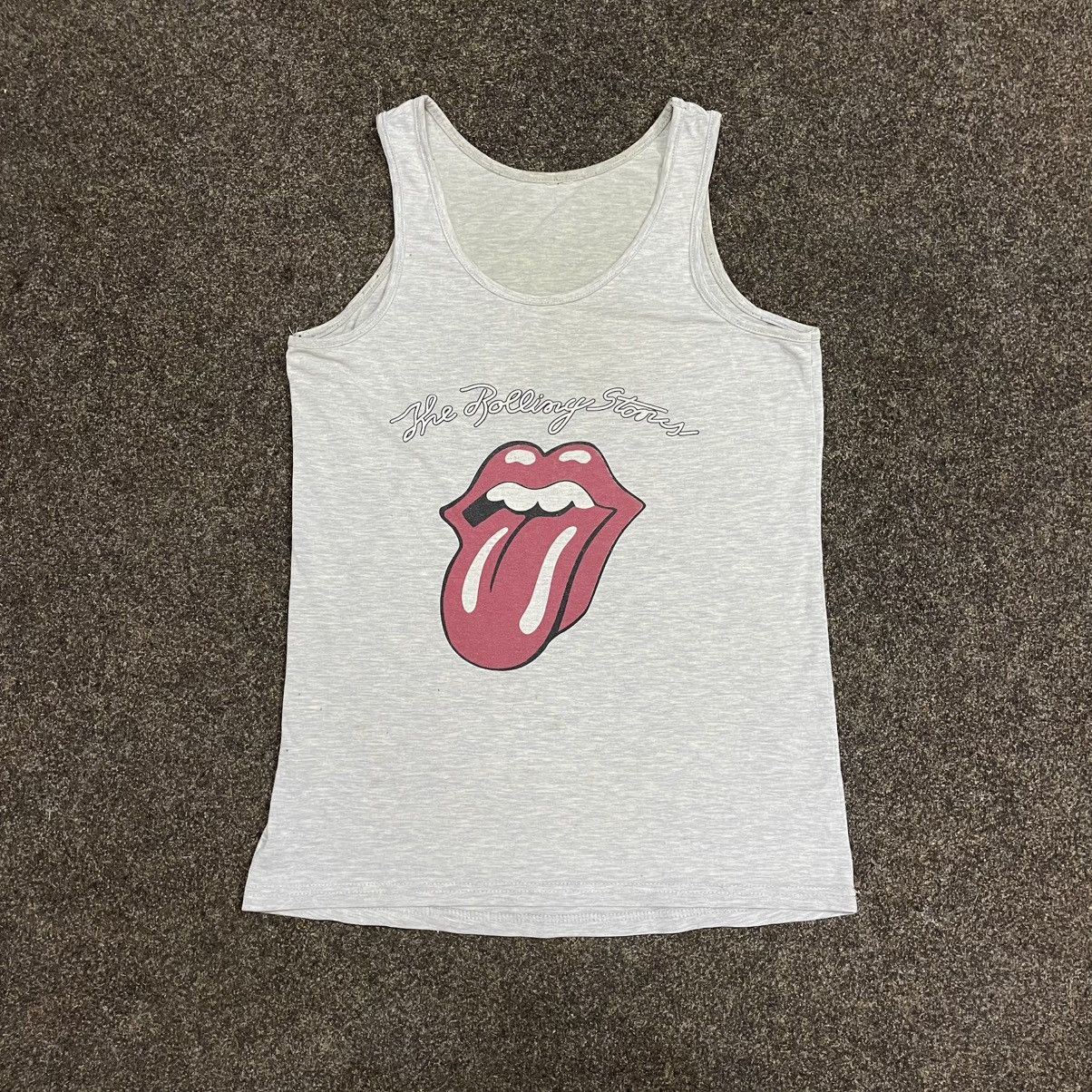 Vintage Vintage 90s Rolling Stones Graphic Band Tee Tank Top Faded S Size US S / EU 44-46 / 1 - 1 Thumbnail
