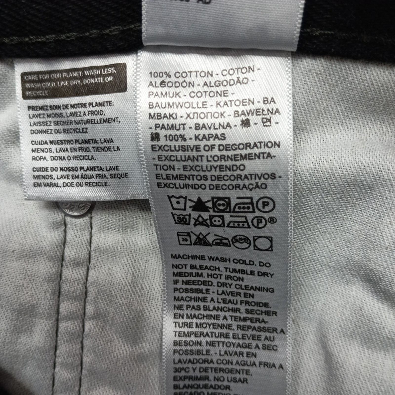 Levi's Levi's 550 Relaxed Jeans Men’s Size 50x30 Black Straight Leg Size US 44 / EU 60 - 5 Thumbnail