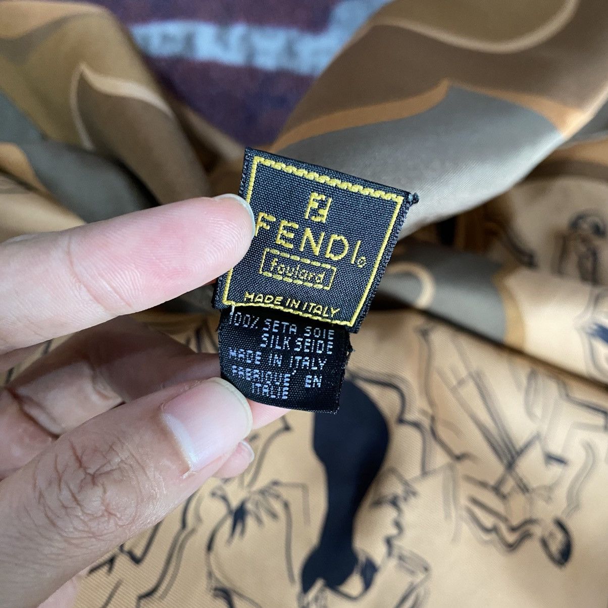 Fendi × Vintage Fendi Scarf Neck Wear Muffler Size ONE SIZE - 6 Thumbnail