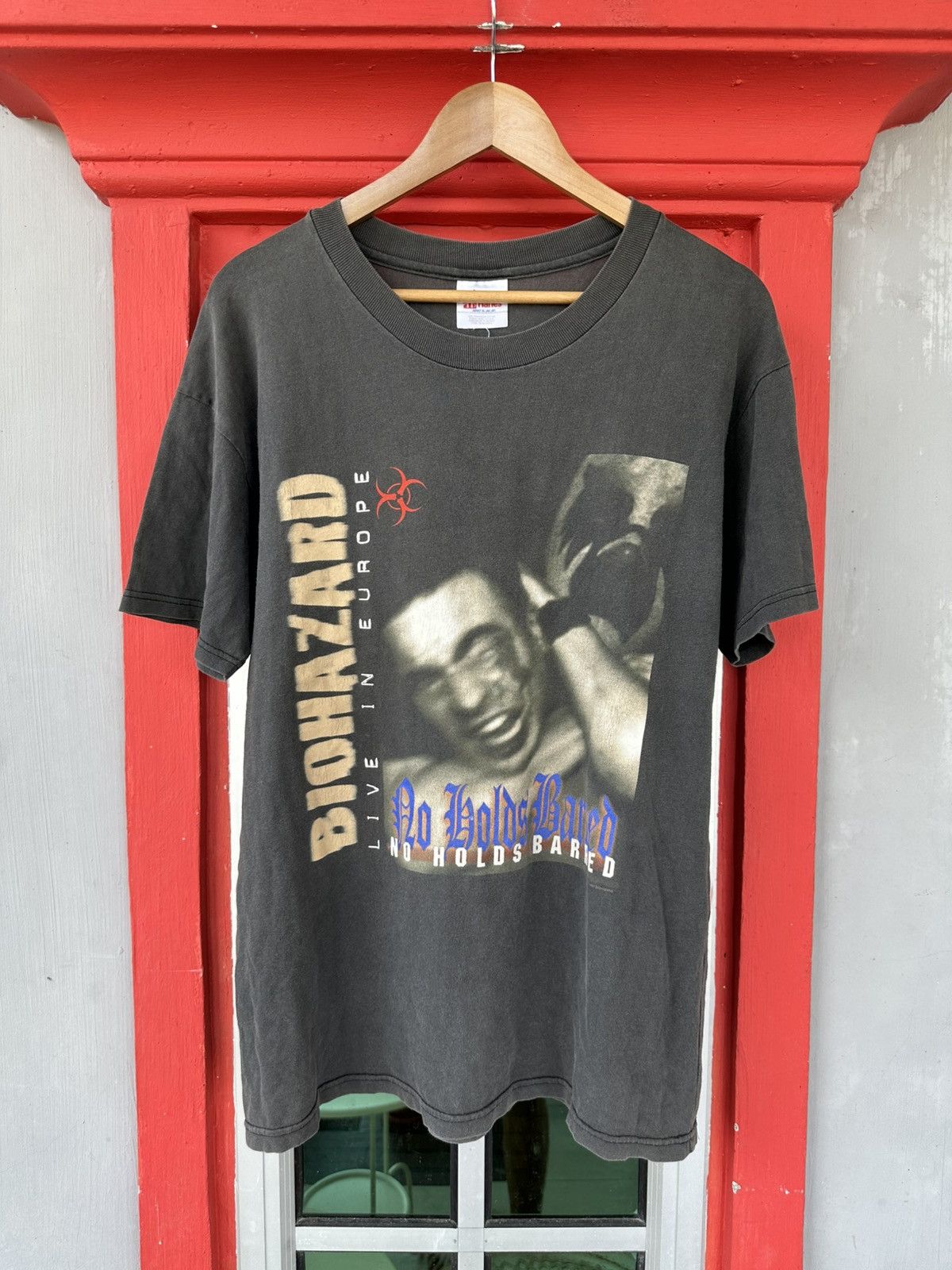 Band Tees Vintage 90s Biohazard No Hold Barred Band Tee Size US L / EU 52-54 / 3 - 1 Thumbnail