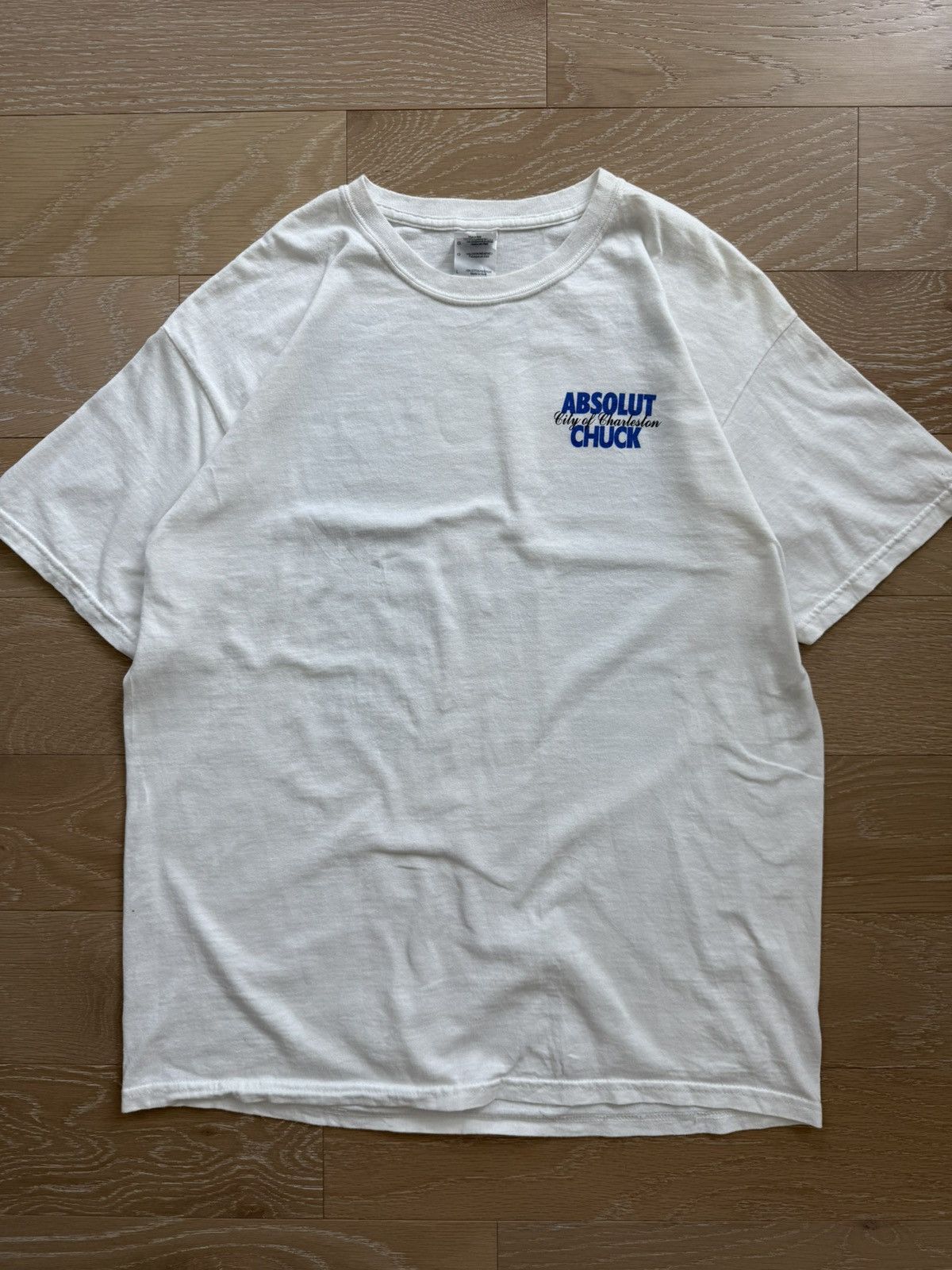 Gildan Absolut Chuck Vodka Charleston NC Parody Shirt Size US L / EU 52-54 / 3 - 1 Thumbnail