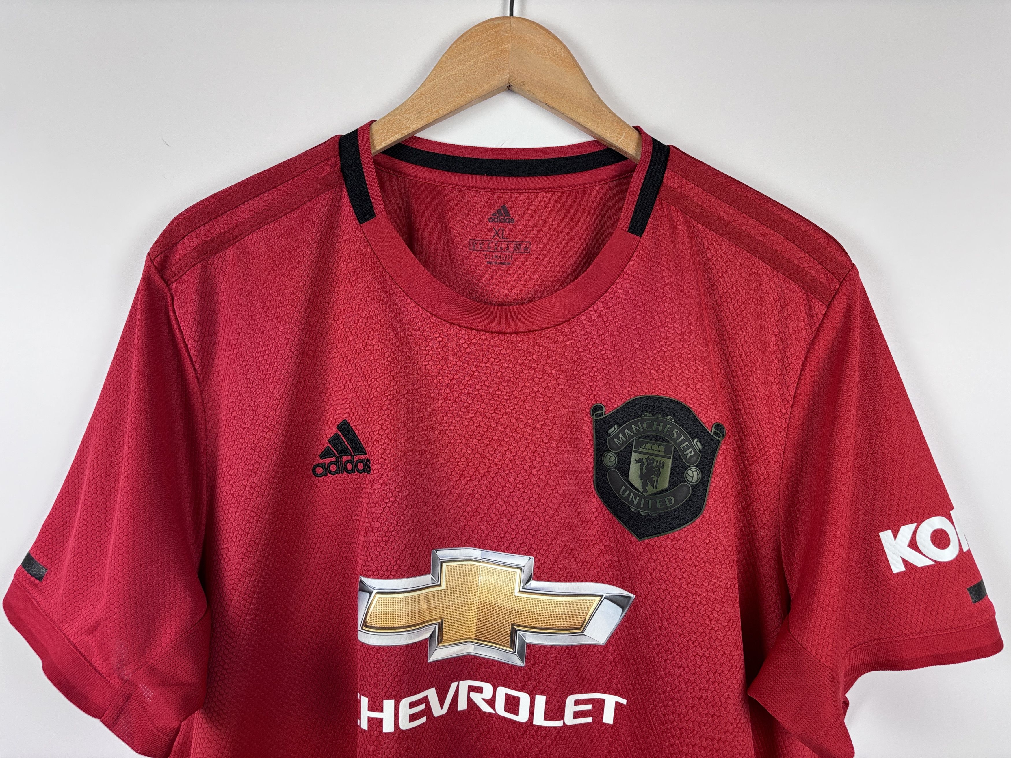 Manchester United 2019-20 Football Shirt Jersey Adidas XL