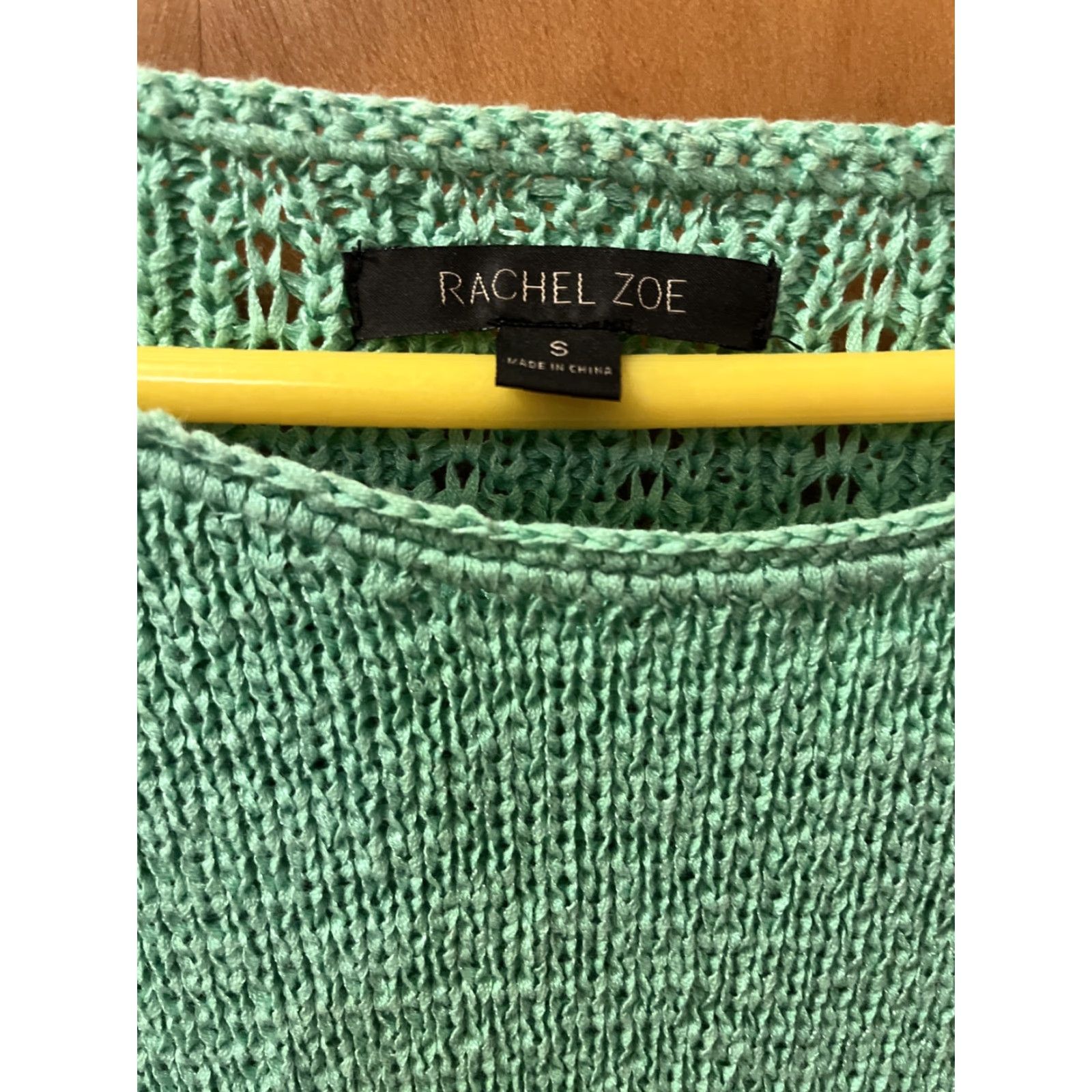 Rachel Zoe Rachel Zoe Ladies Green Long Sleeve Sweater Size Small Cotton Blend Casual Knit Womens Size S / US 4 / IT 40 - 2 Thumbnail