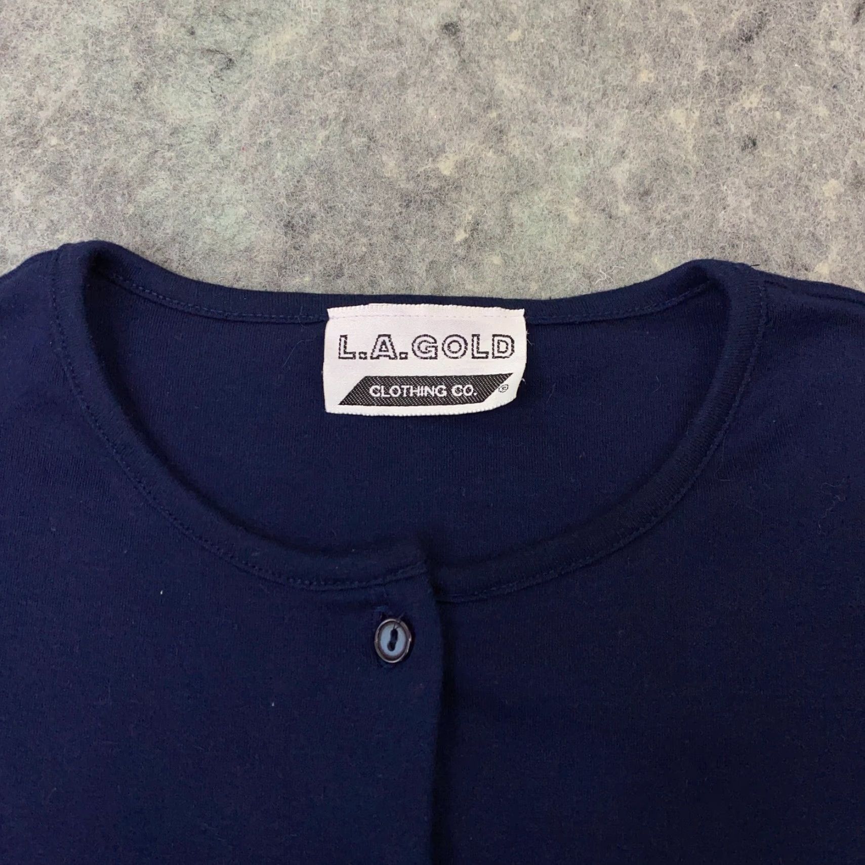 Agolde VINTAGE LA Gold Women’s Sweater XS Blue Button Down Cardigan Cotton Shirt Top Size XS / US 0-2 / IT 36-38 - 4 Thumbnail