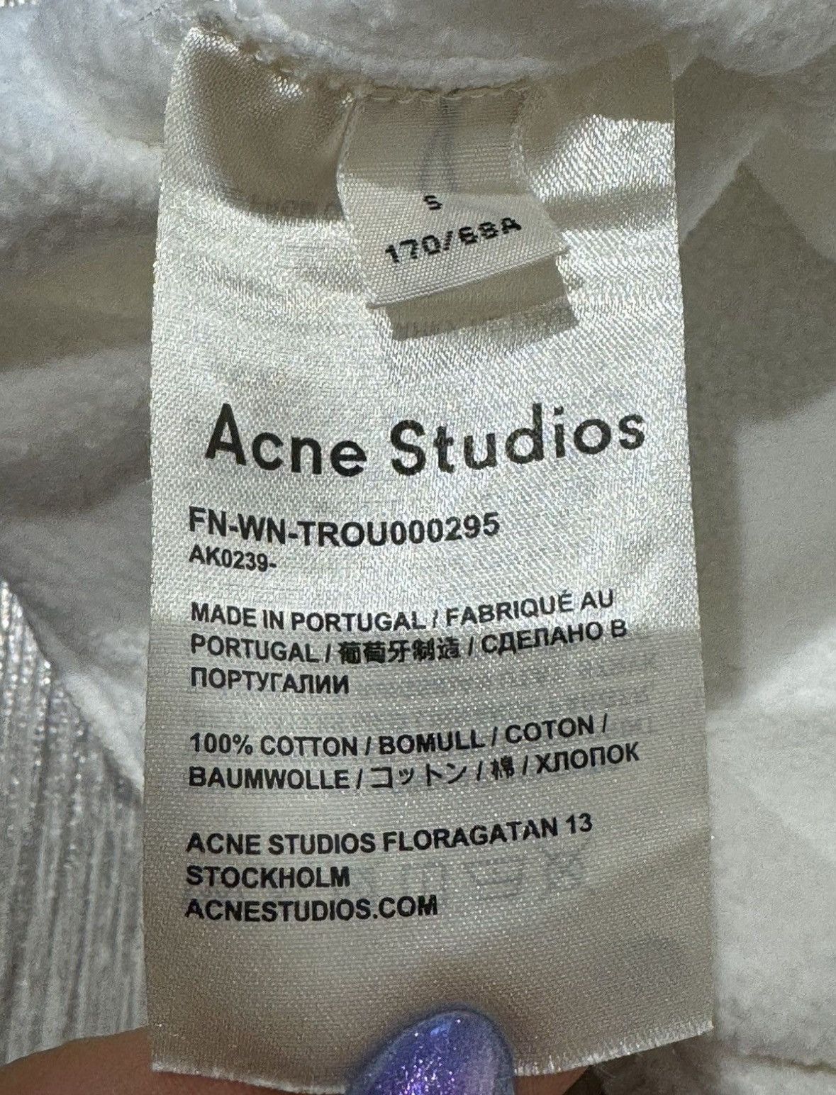 Acne Studios Acne Studios Logo Fleece Track Pants Size 26" / US 2 / IT 38 - 7 Thumbnail