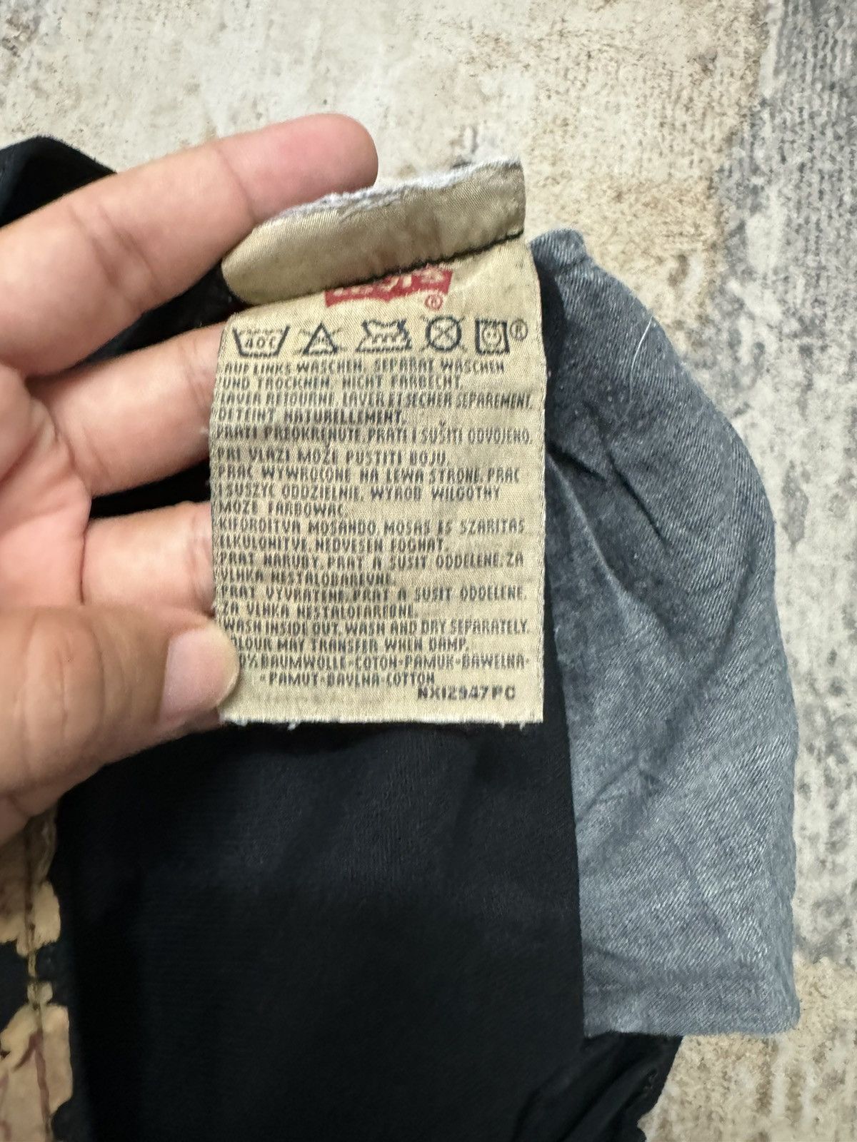 Levi's × Levi's Vintage Clothing × Vintage Vintage Levi’s 501 Distressed Black Denim Jeans Size US 30 / EU 46 - 11 Thumbnail