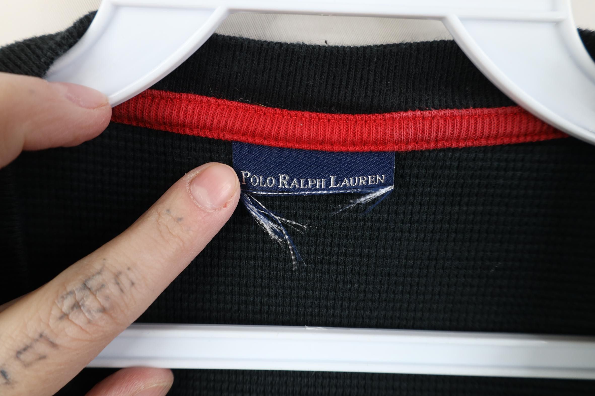 Polo Ralph Lauren Vintage Ralph Lauren Thermal Waffle Knit Long Sleeve T-Shirt Size US M / EU 48-50 / 2 - 6 Thumbnail