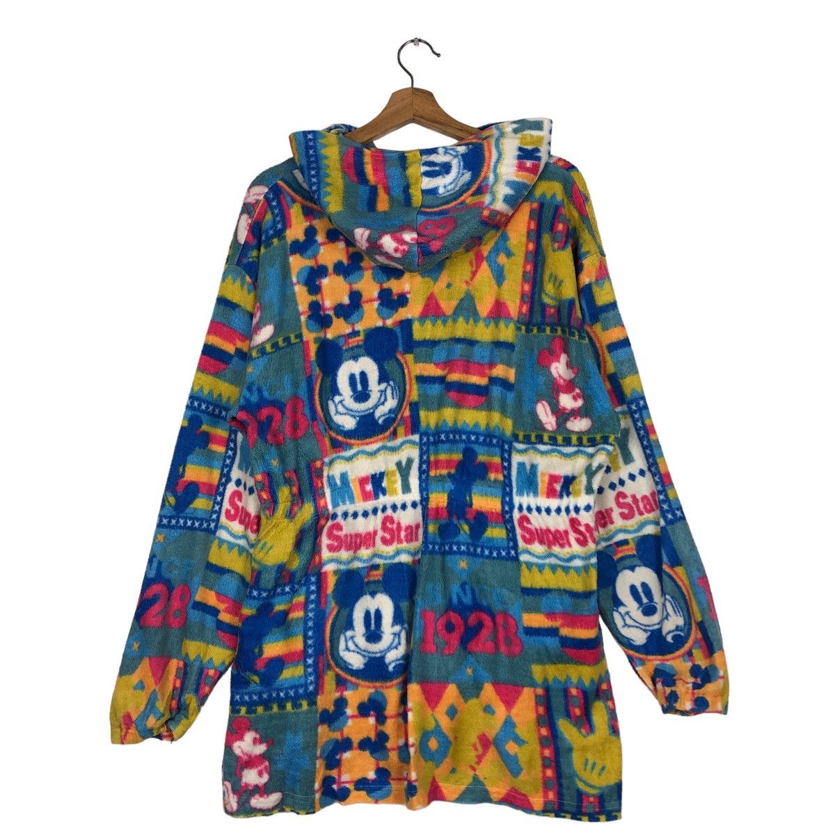 Japanese Brand 🔥Vtg Mickey Mouse Full Print Zipper Jacket Size US S / EU 44-46 / 1 - 8 Thumbnail