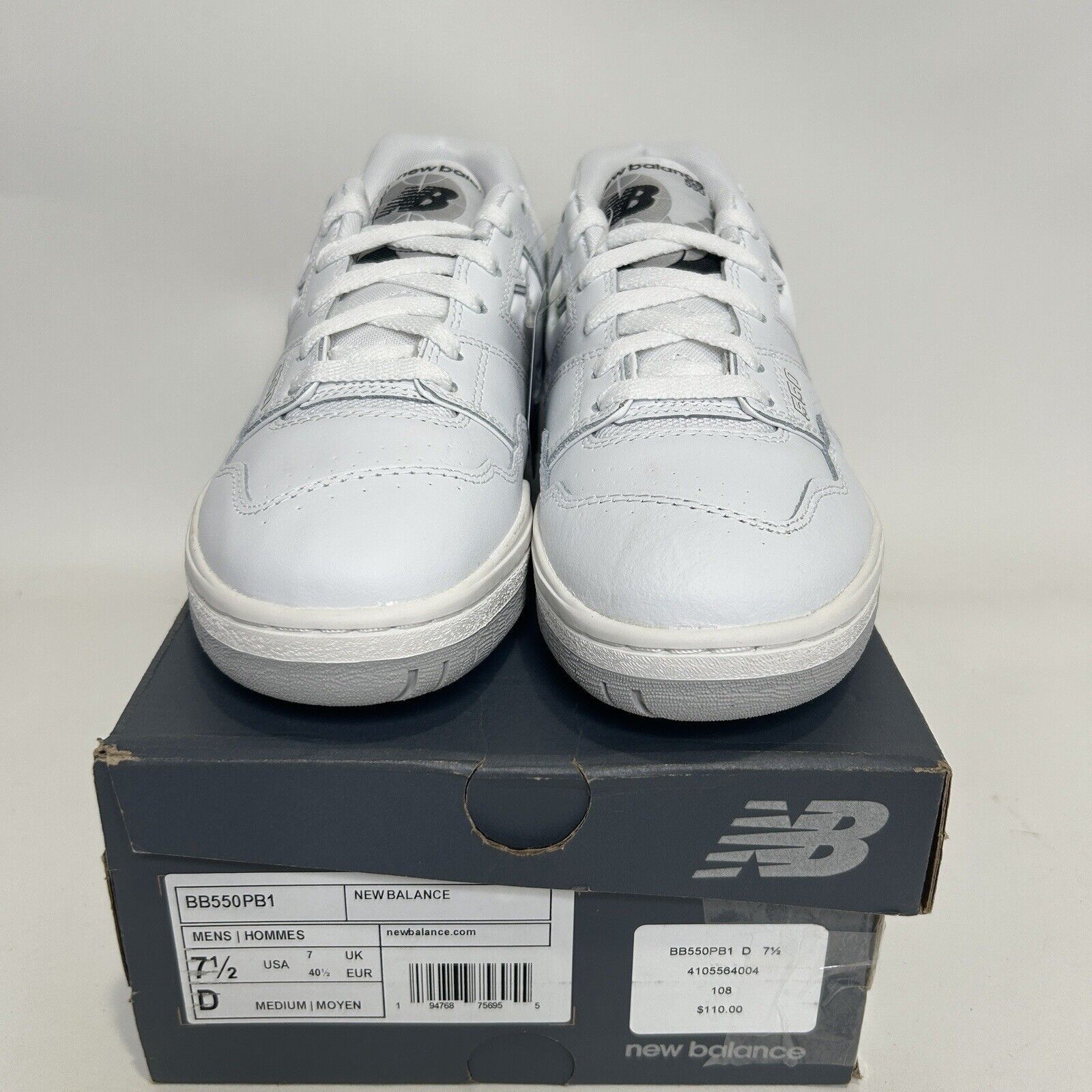 New Balance New Balance 550 “White Grey” 2024 Size US 7.5 / EU 40-41 - 2 Thumbnail