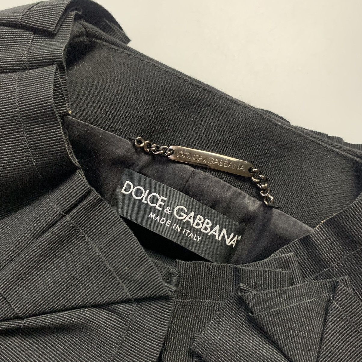 Dolce & Gabbana Dolce & Gabbana Ruffled Piping Flower Blazer / Jacket Size S / US 4 / IT 40 - 9 Thumbnail