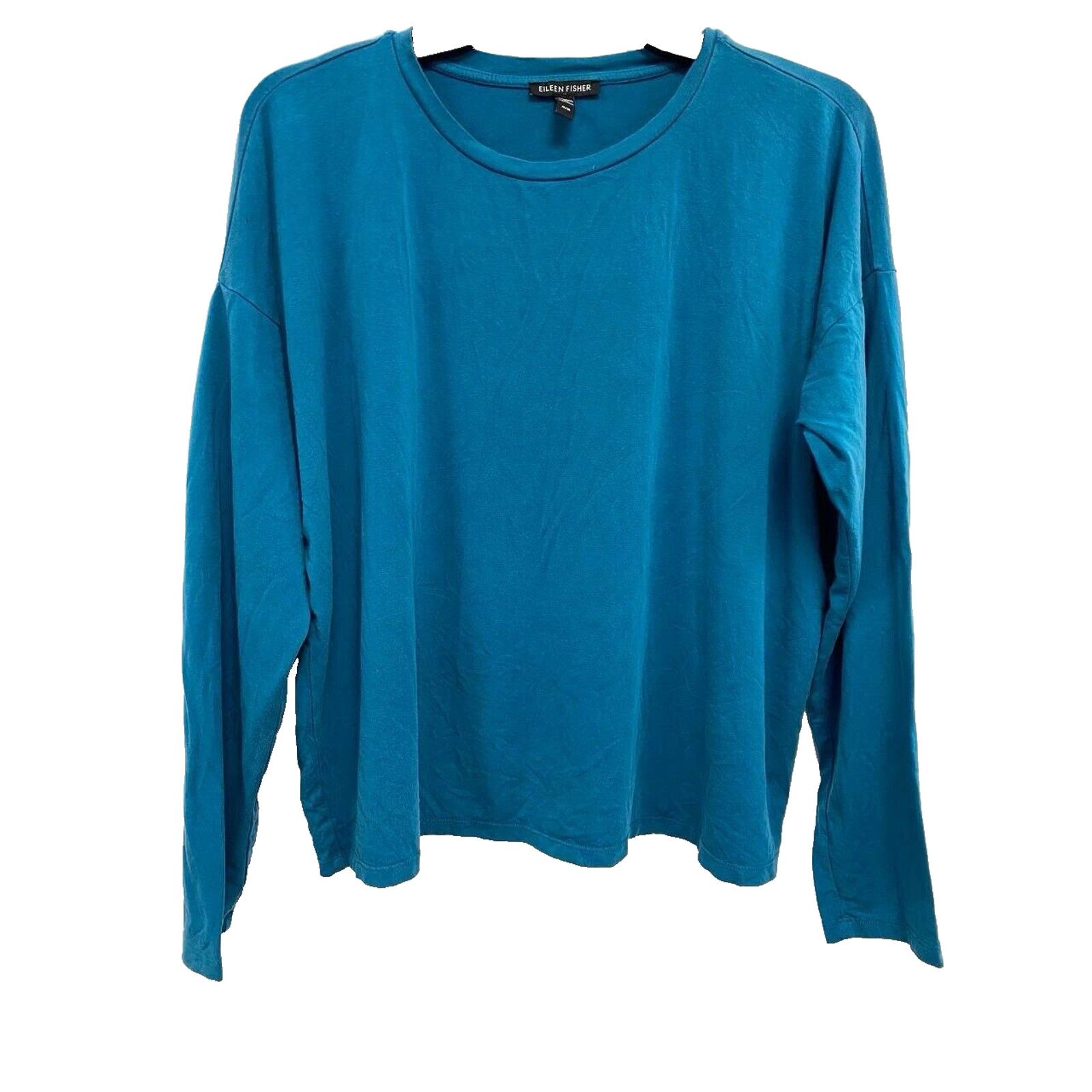 Eileen Fisher Eileen Fisher tencel Blue Long fit Blouse Top Size M A000702 Size M / US 6-8 / IT 42-44 - 1 Thumbnail