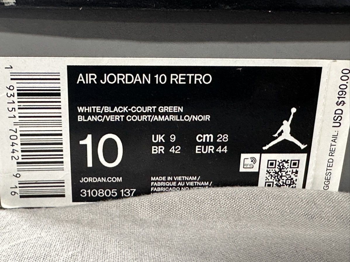 Jordan Brand × Nike Air Jordan X (10) Seattle Size US 10 / EU 43 - 3 Thumbnail