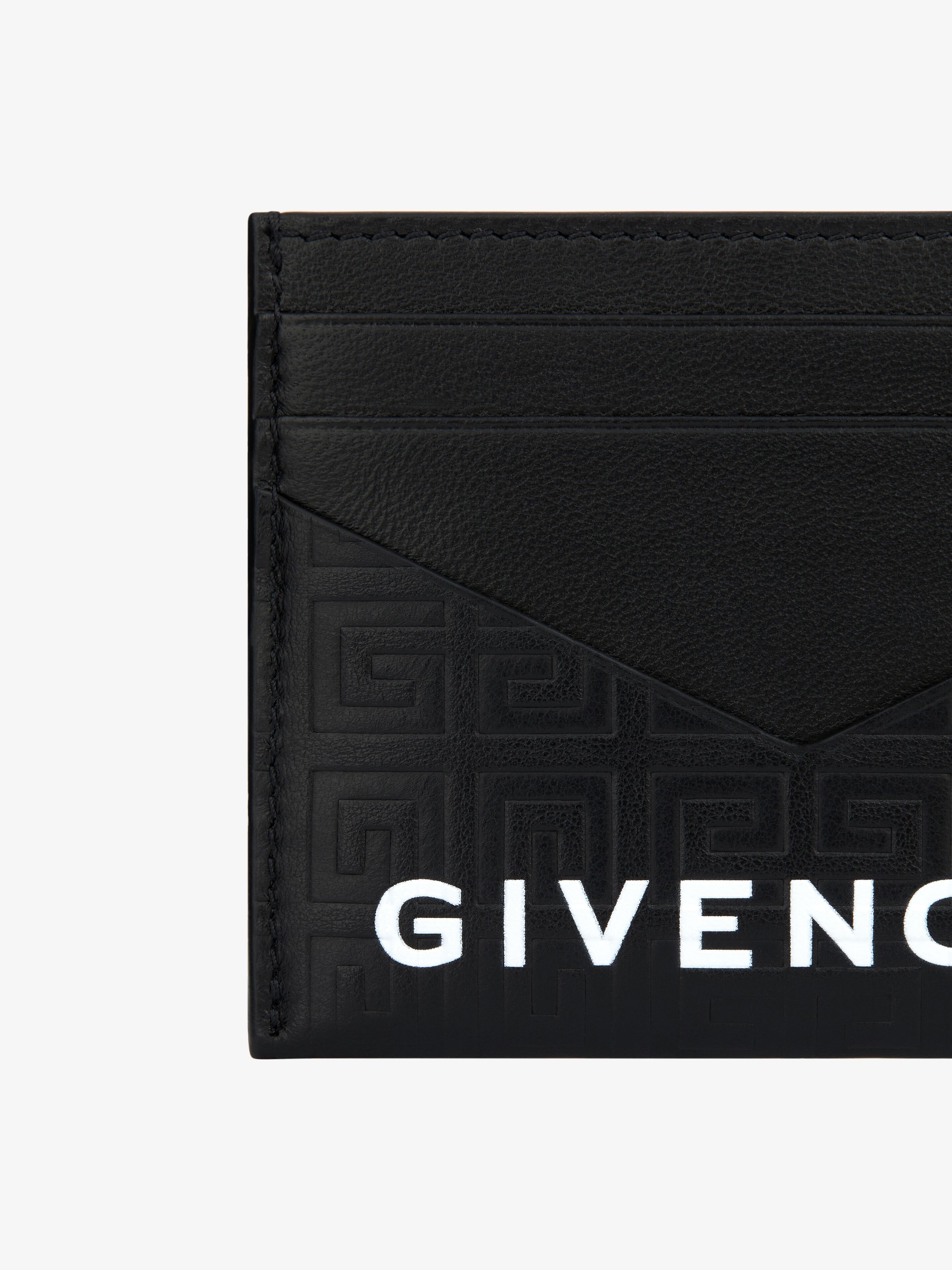 Givenchy o1srvl11e0925 Size: OS / Cut 4G Card Holder in Black Size ONE SIZE - 3 Thumbnail