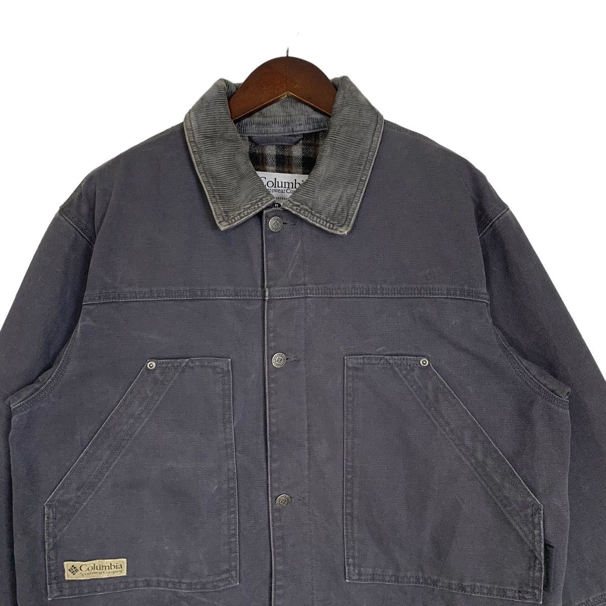Columbia Vintage Columbia F03 PM5027 Cavas Workwear Jacket Size L Size US L / EU 52-54 / 3 - 2 Thumbnail