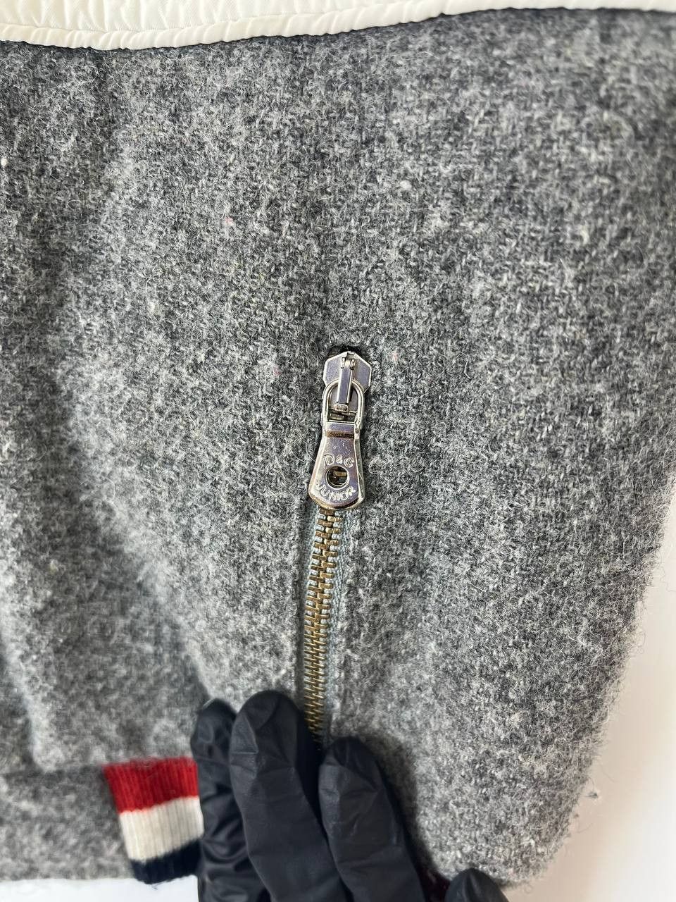 Dolce & Gabbana D&G Dolce & Gabbana Wool Bomber Jacket Grey 2001 Size XXS Size US XXS / EU 40 - 4 Thumbnail