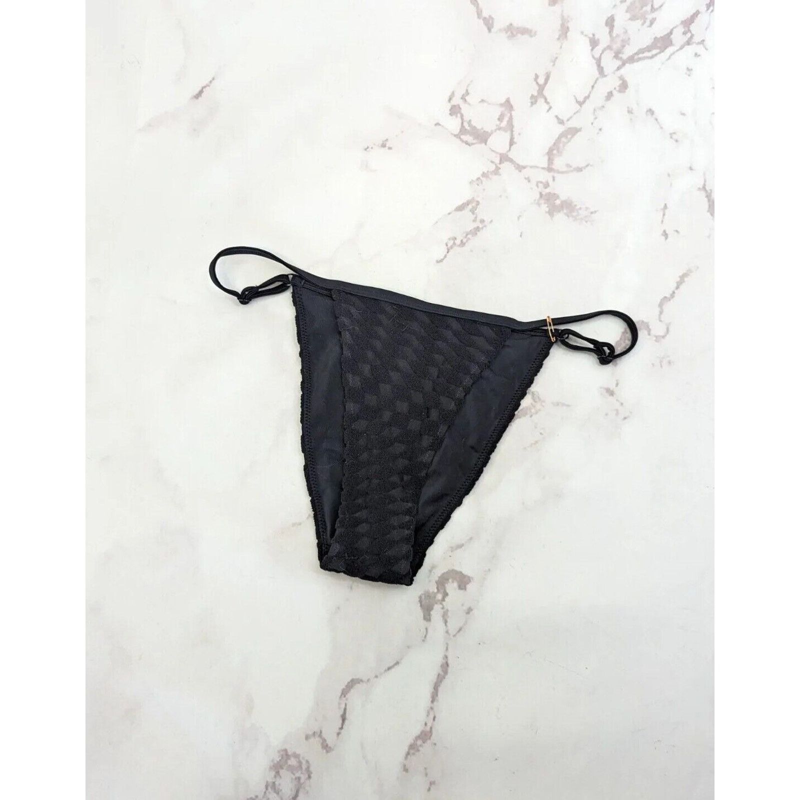 Good American Good American Swim Bottom Women 1 Small Black Adjustable Size S / US 4 / IT 40 - 1 Thumbnail