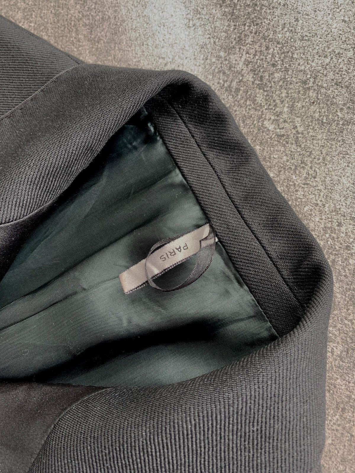 Dior F/W 2006 Crossed Lapels Blazer Jacket by Hedi Slimane Size 46S - 6 Thumbnail