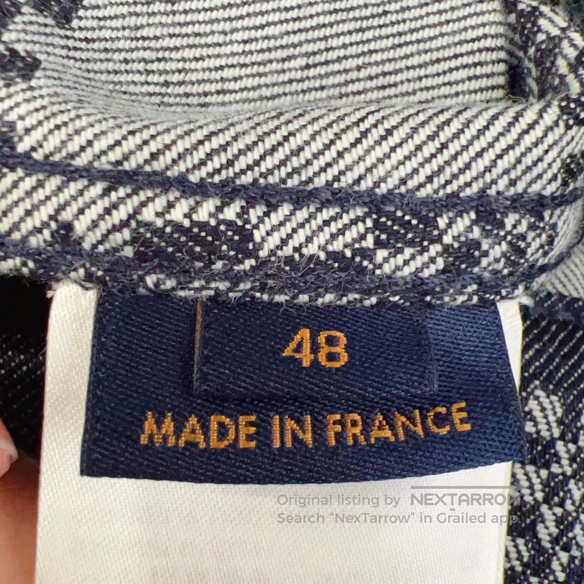 Louis Vuitton lv denim jacket with unique pattern. Size US L / EU 52-54 / 3 - 5 Thumbnail