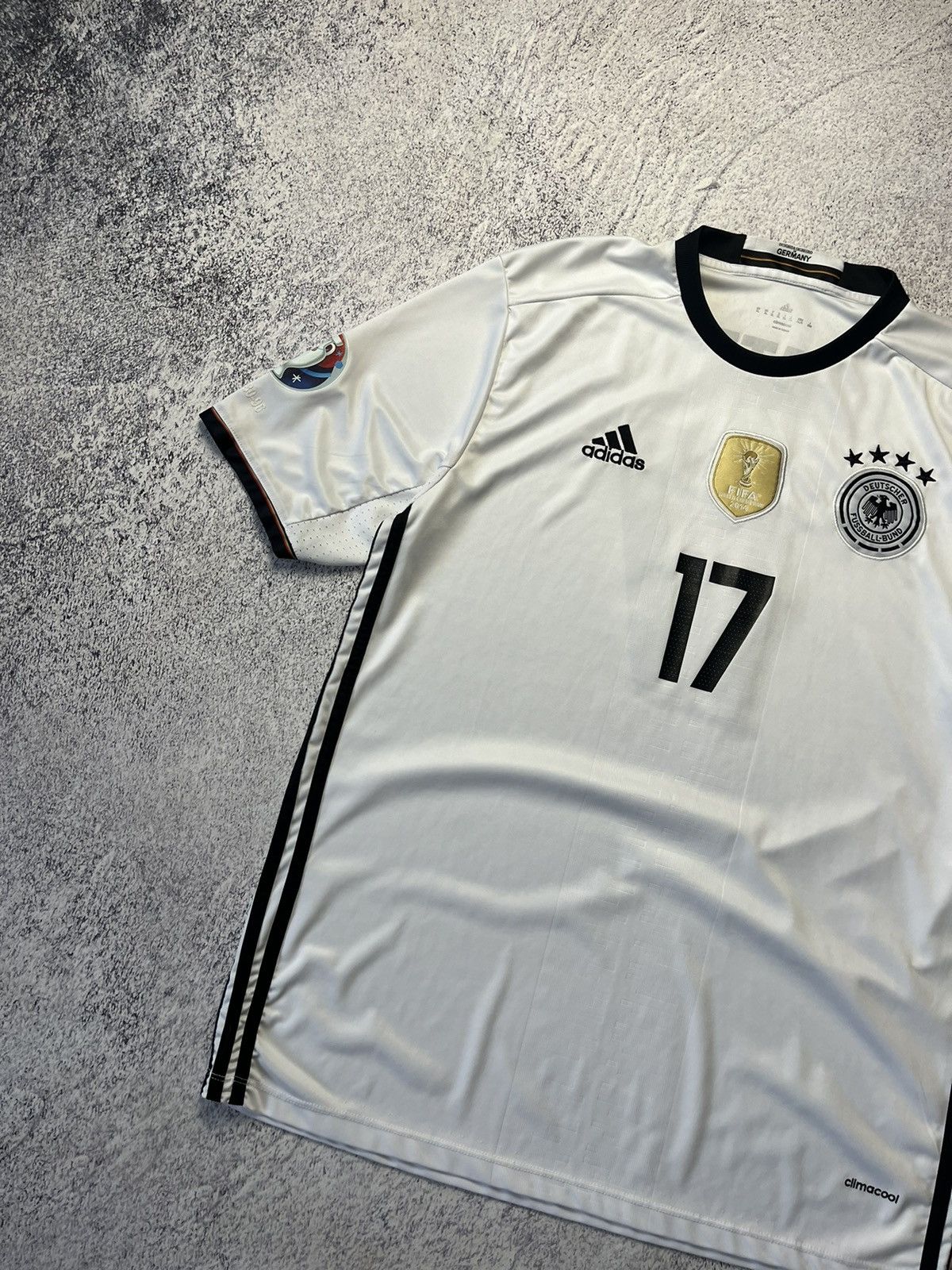 Adidas GERMANY 2016 2017 HOME BOATENG SOCCER JERSEY ADIDAS Size US XL / EU 56 / 4 - 6 Thumbnail