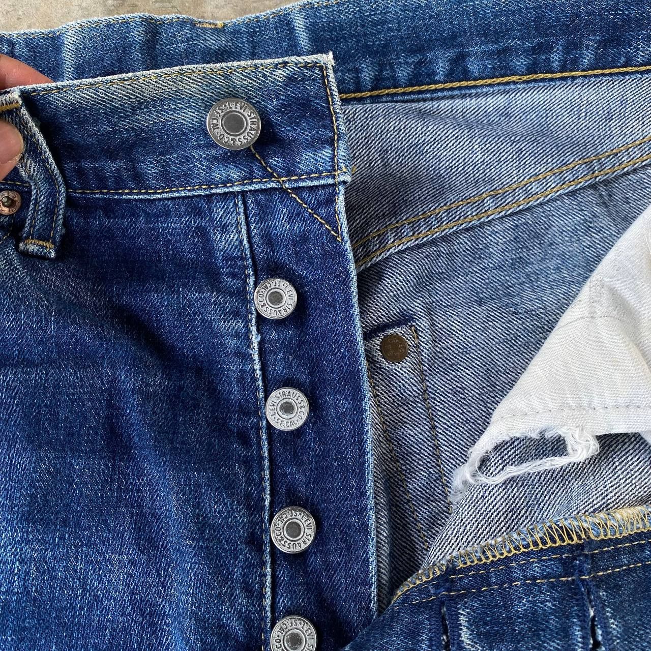 Levi's Vintage Clothing Vintage Levi’s 503BXX 90's Selvedge Denim Big E Repro 1950s Size US 29 - 11 Thumbnail