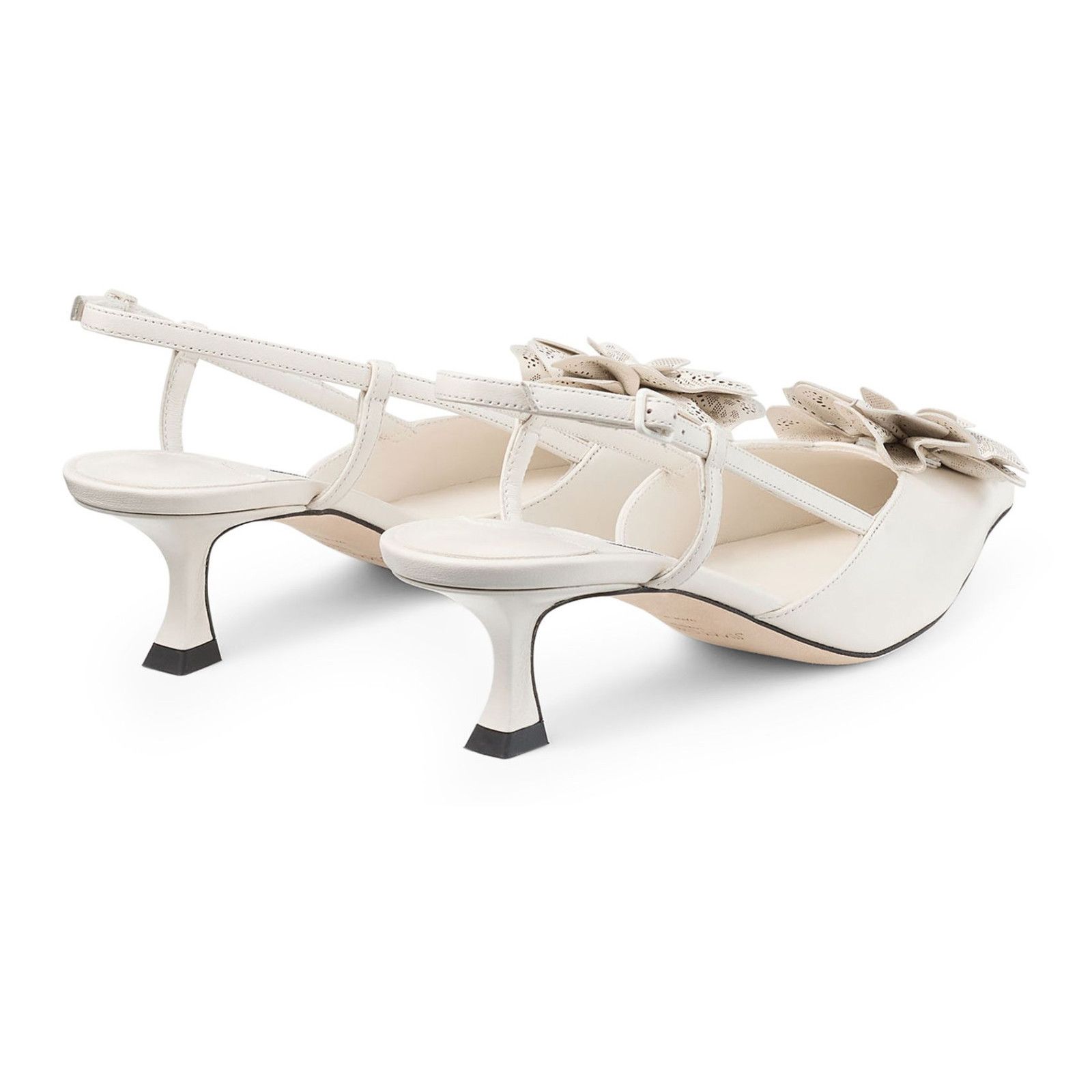 JIMMY CHOO Mimmi 50mm Latte Slingback Pumps New & Authentic