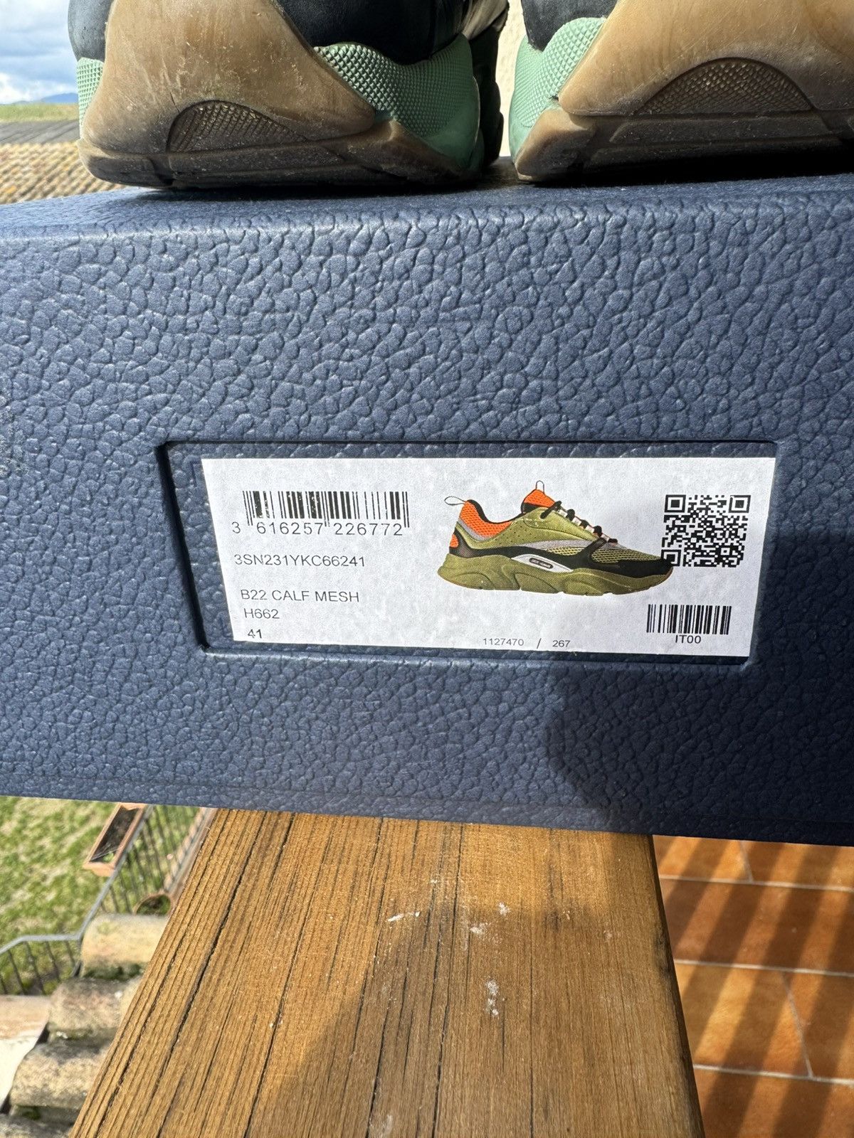 Dior Dior b22 khaki orange Size US 8 / EU 41 - 17 Thumbnail