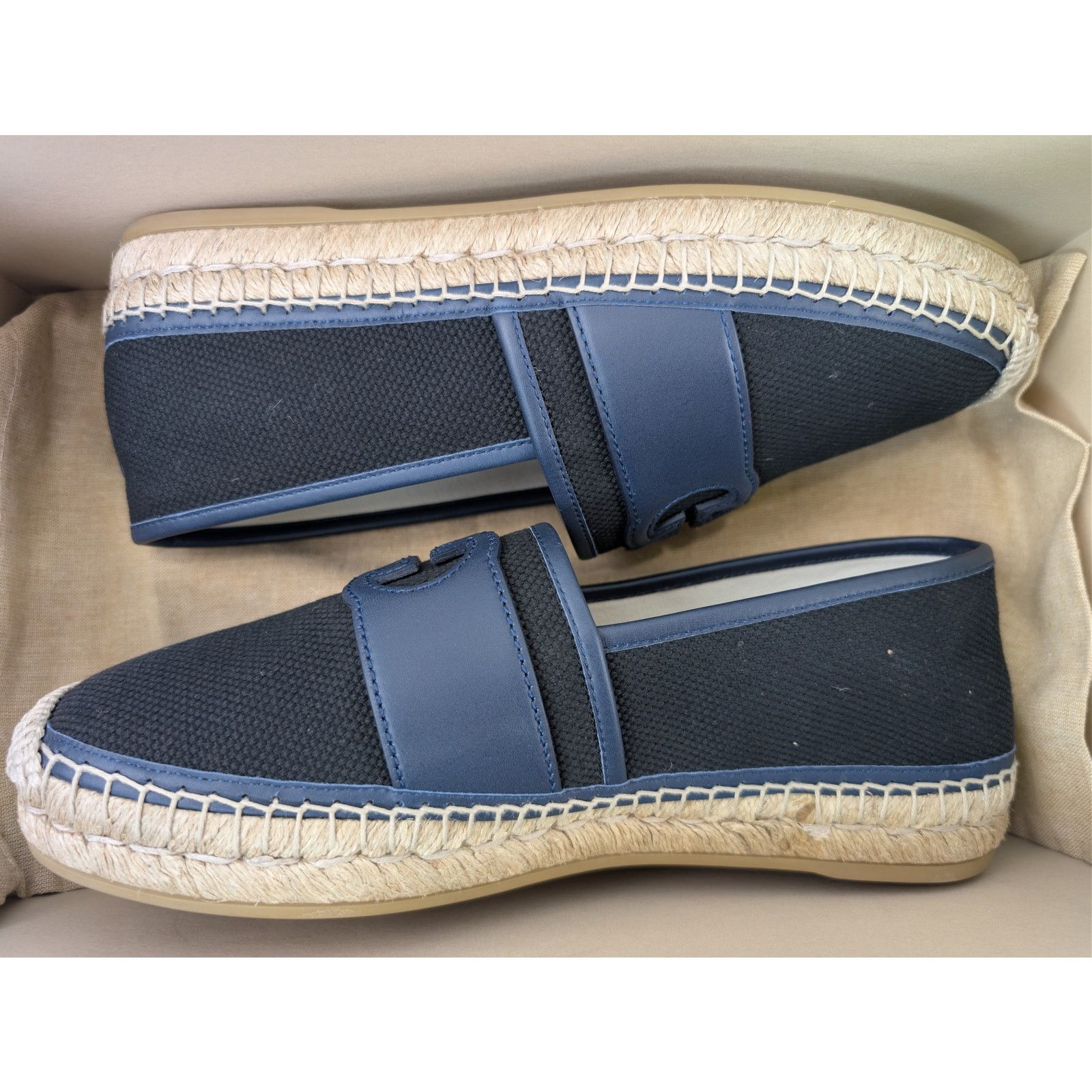 Gucci o1rshd1 espadrilles Shoes Loafers boots in Black/Blue Size US 9 / EU 42 - 21 Thumbnail