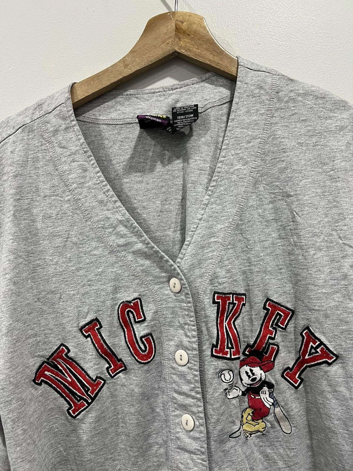 Vintage Vintage Mickey Mouse Jersey Shirt womens Size US L / EU 52-54 / 3 - 3 Thumbnail