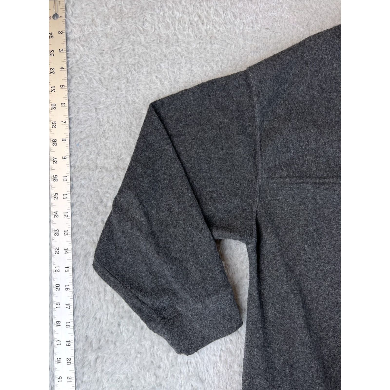 Vintage Justin A'llen XTRA Mens 1/4 Zip Sweater Shirt Casual Dark Heather Gray Fall Winter Spring All Seasons Size US S / EU 44-46 / 1 - 2 Thumbnail