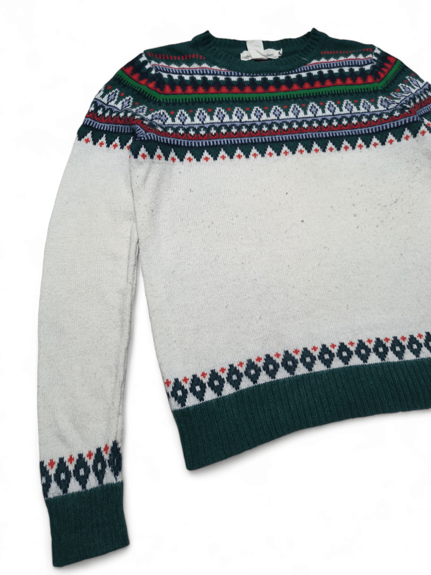 H&M Vintage H&M Ethnic Motifs Pattern Knit Crewneck Sweater Size S / US 4 / IT 40 - 5 Thumbnail
