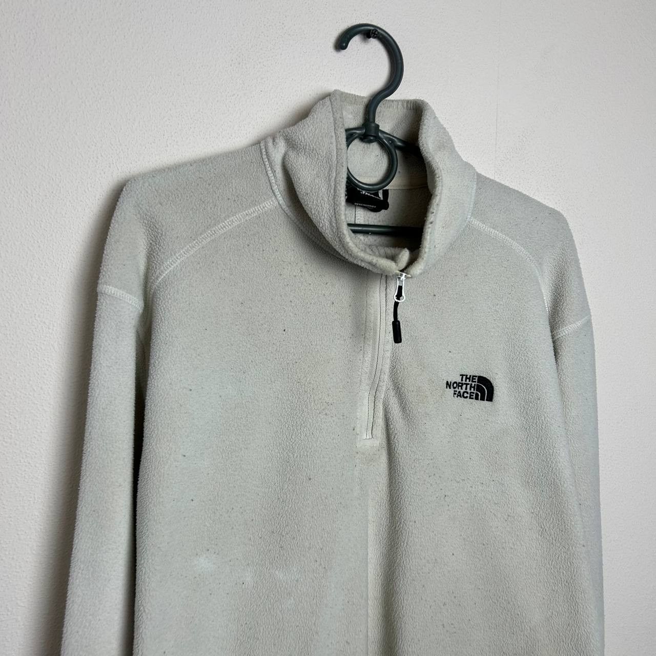 The North Face Mens The North Face Small logo white fleece sweatshirt Size US XL / EU 56 / 4 - 2 Thumbnail