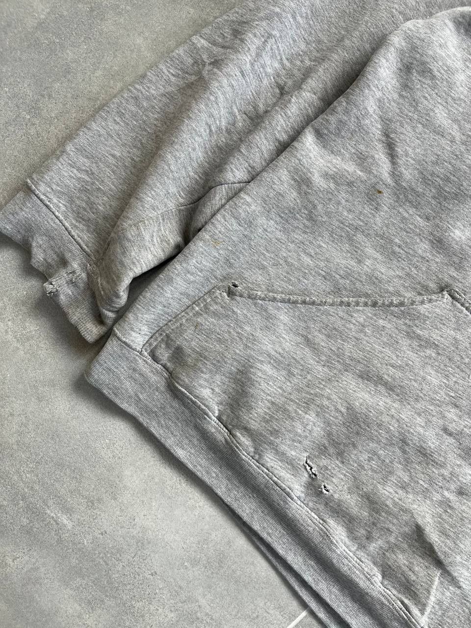 Nike Nike Vintage Thrashed Grey Hoodie Size US L / EU 52-54 / 3 - 4 Thumbnail
